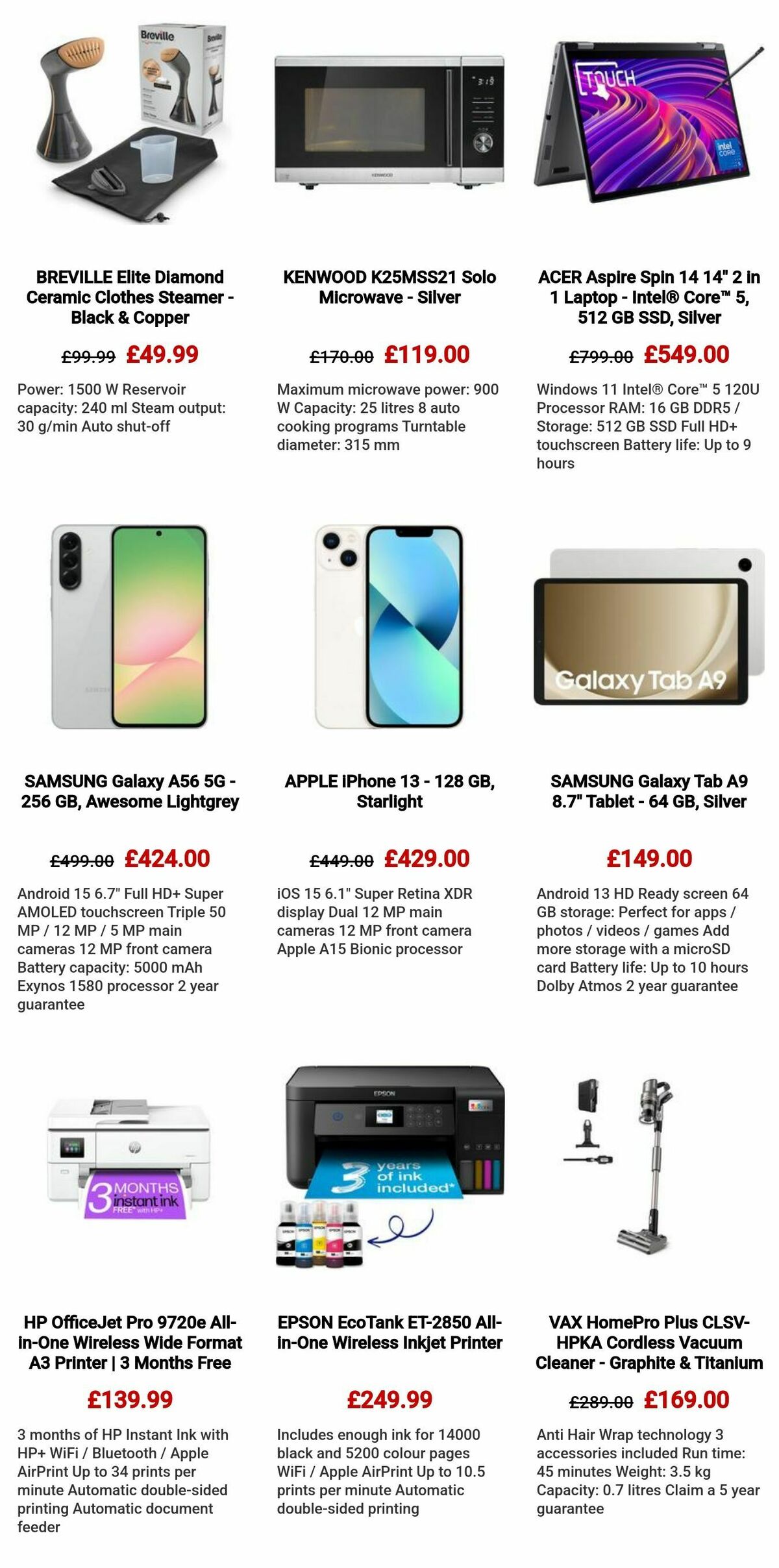 Currys Offers from 15 May