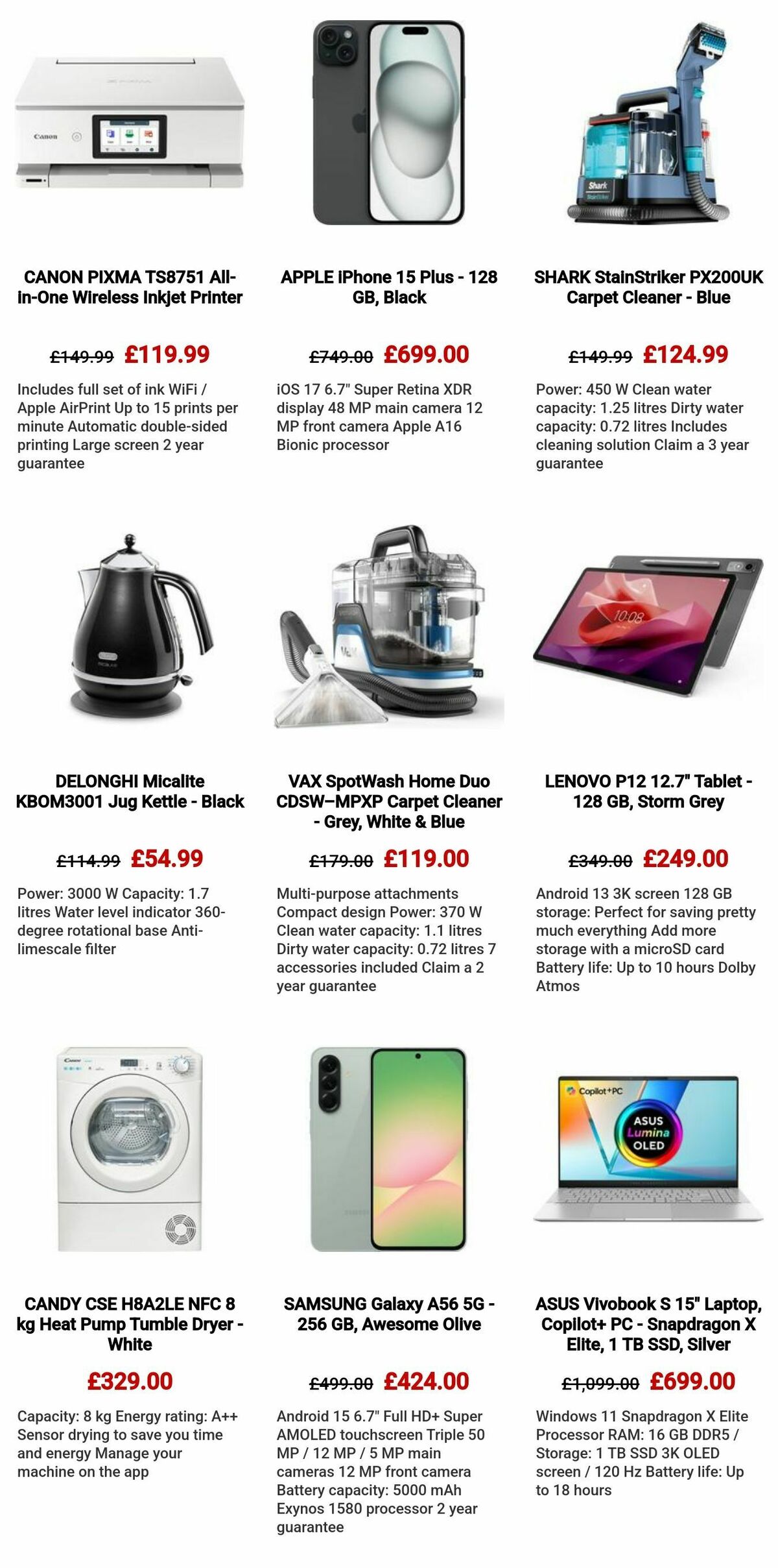 Currys Offers from 15 May