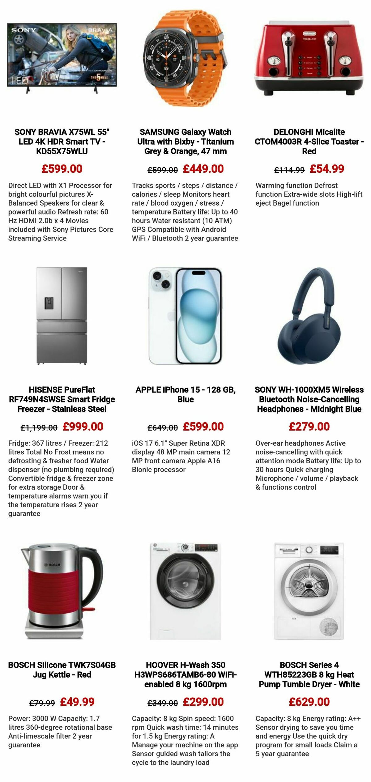 Currys Offers from 15 May