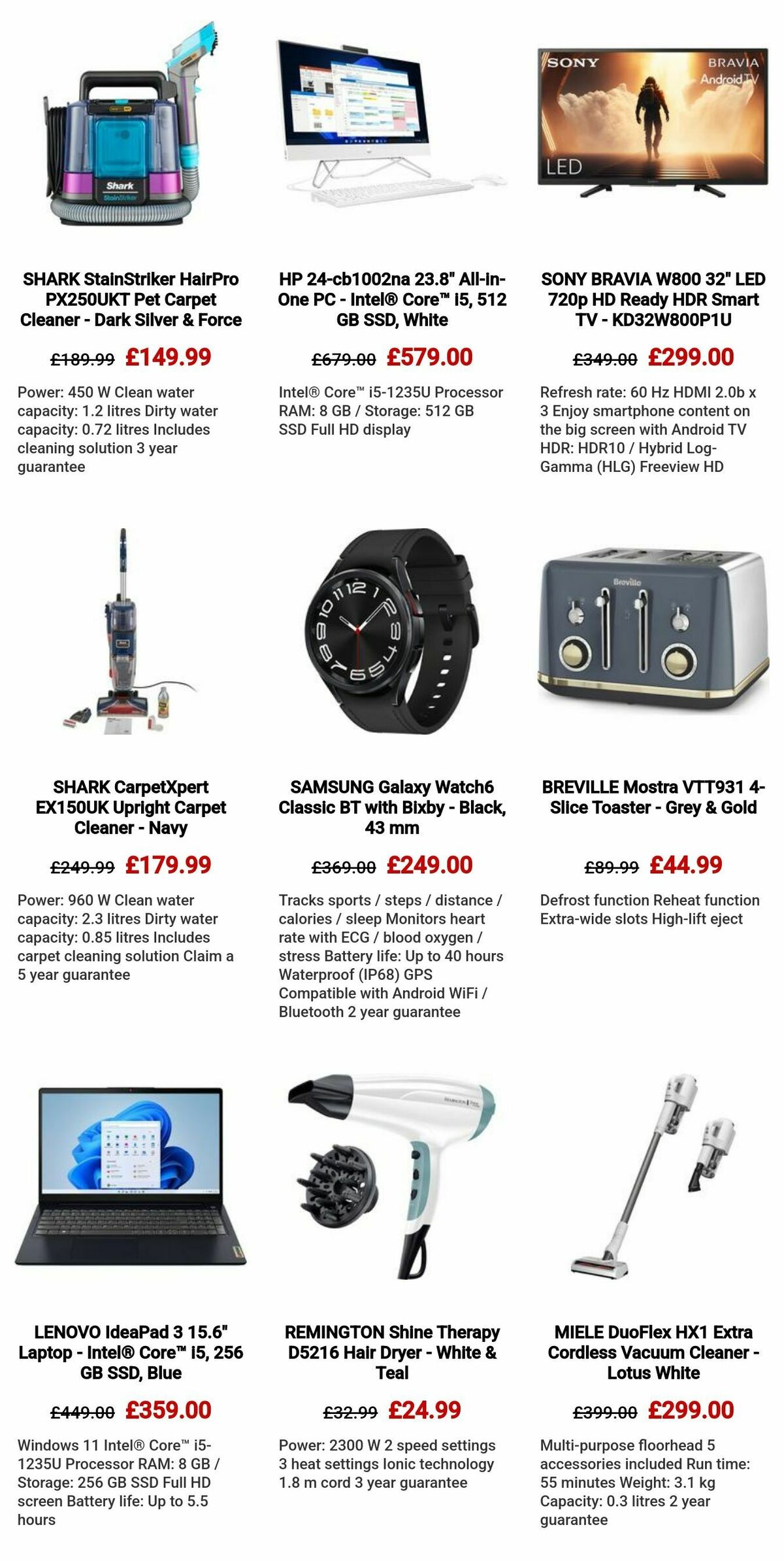 Currys Offers from 15 May