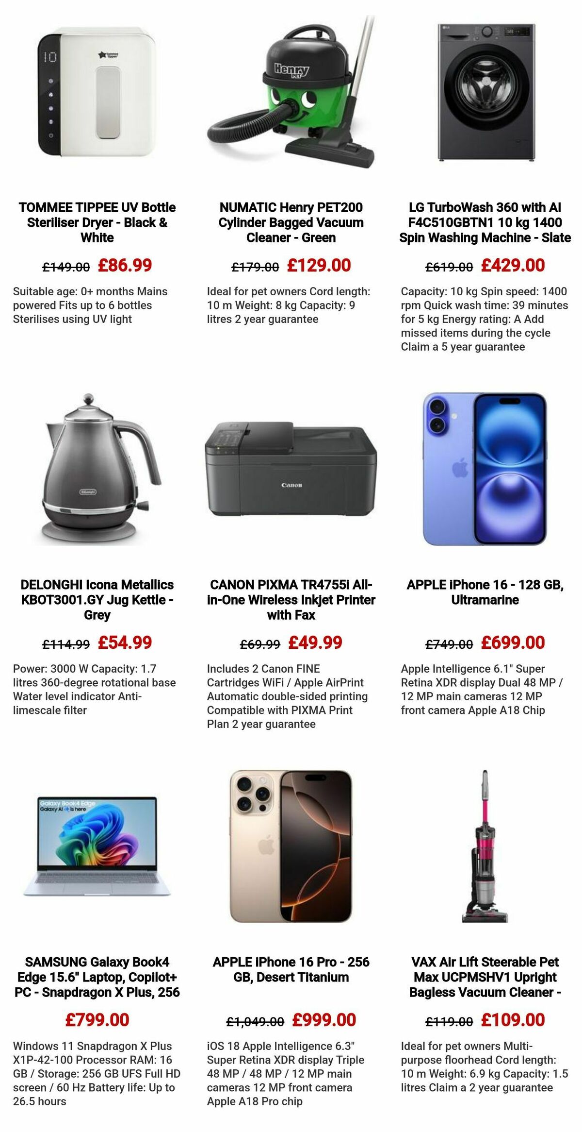 Currys Offers from 15 May