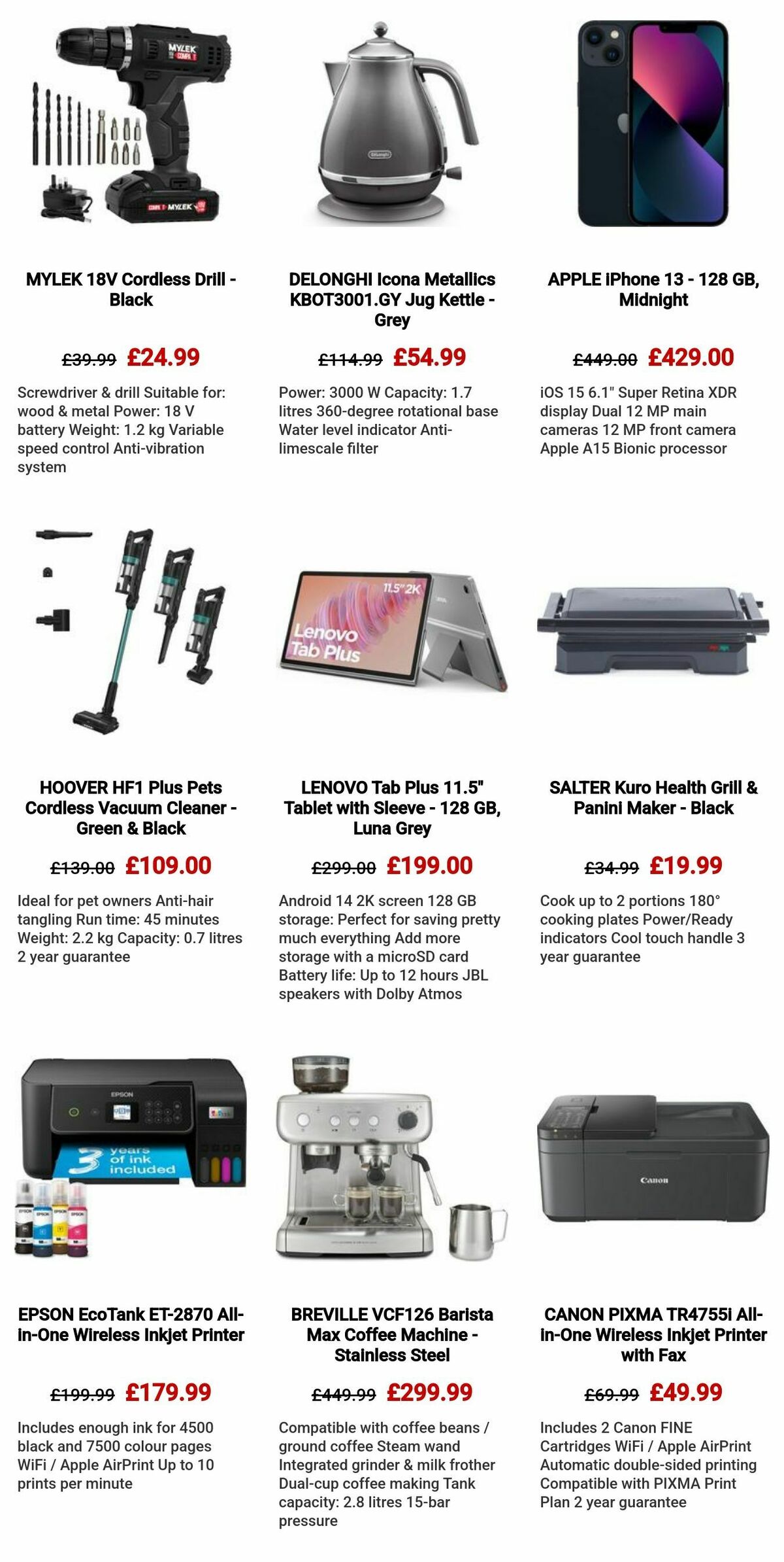 Currys Offers from 29 May