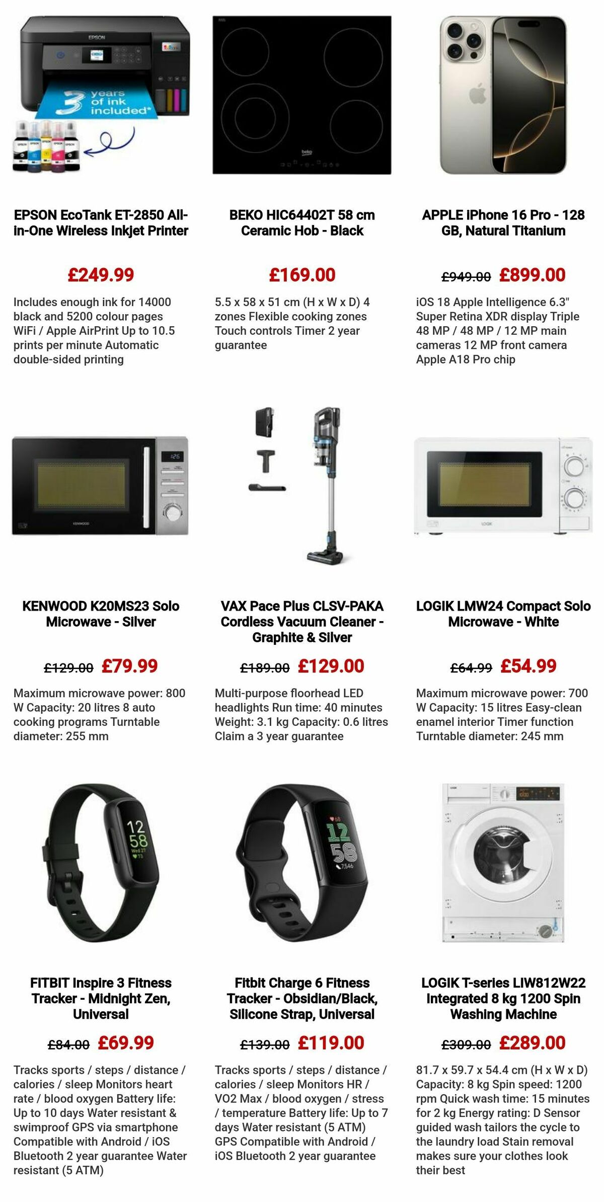 Currys Offers from 29 May