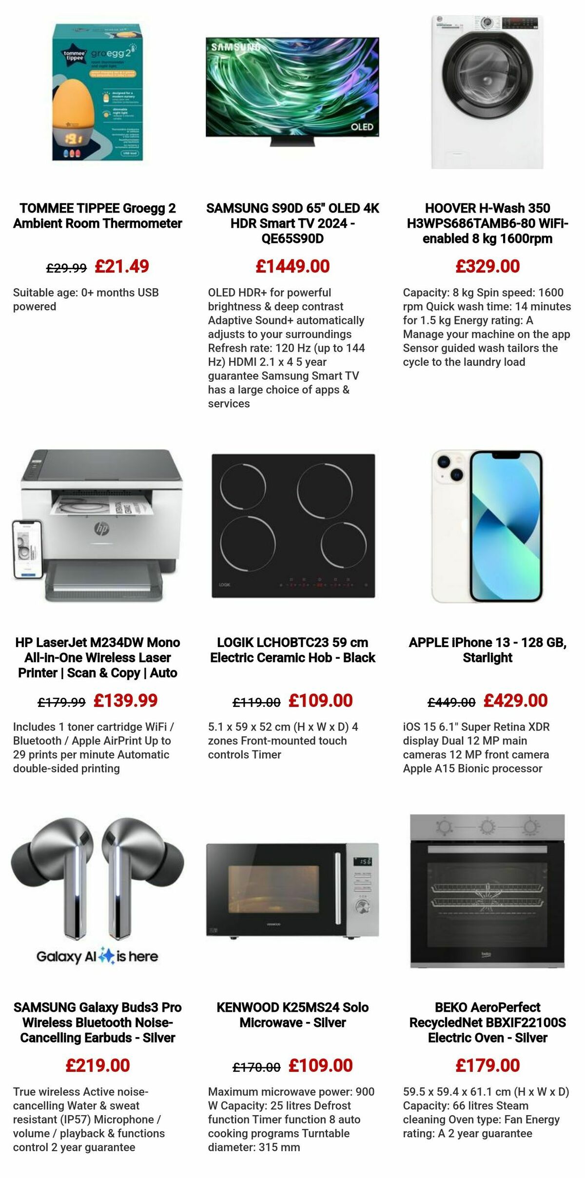 Currys Offers from 29 May