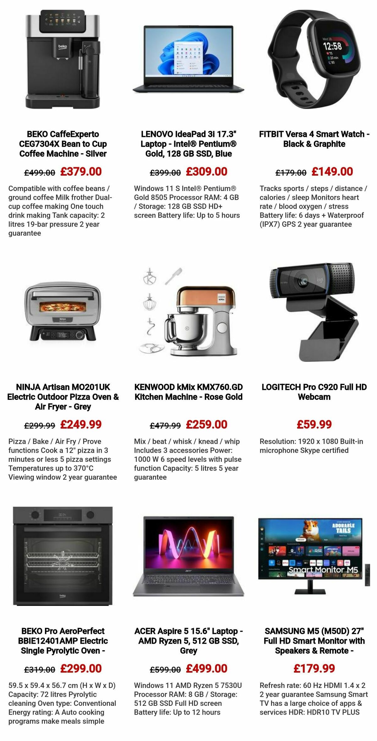 Currys Offers from 29 May