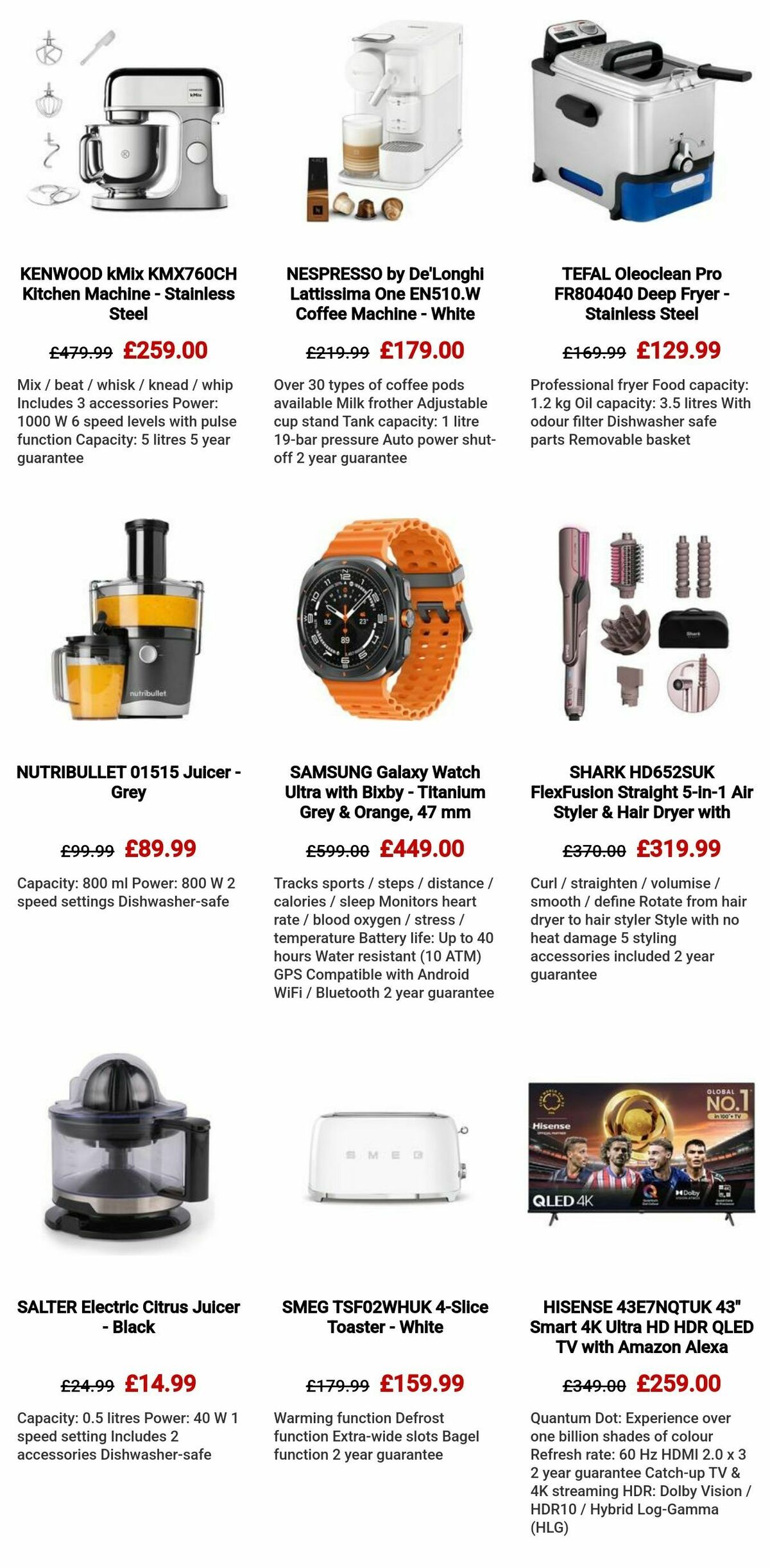 Currys Offers from 29 May