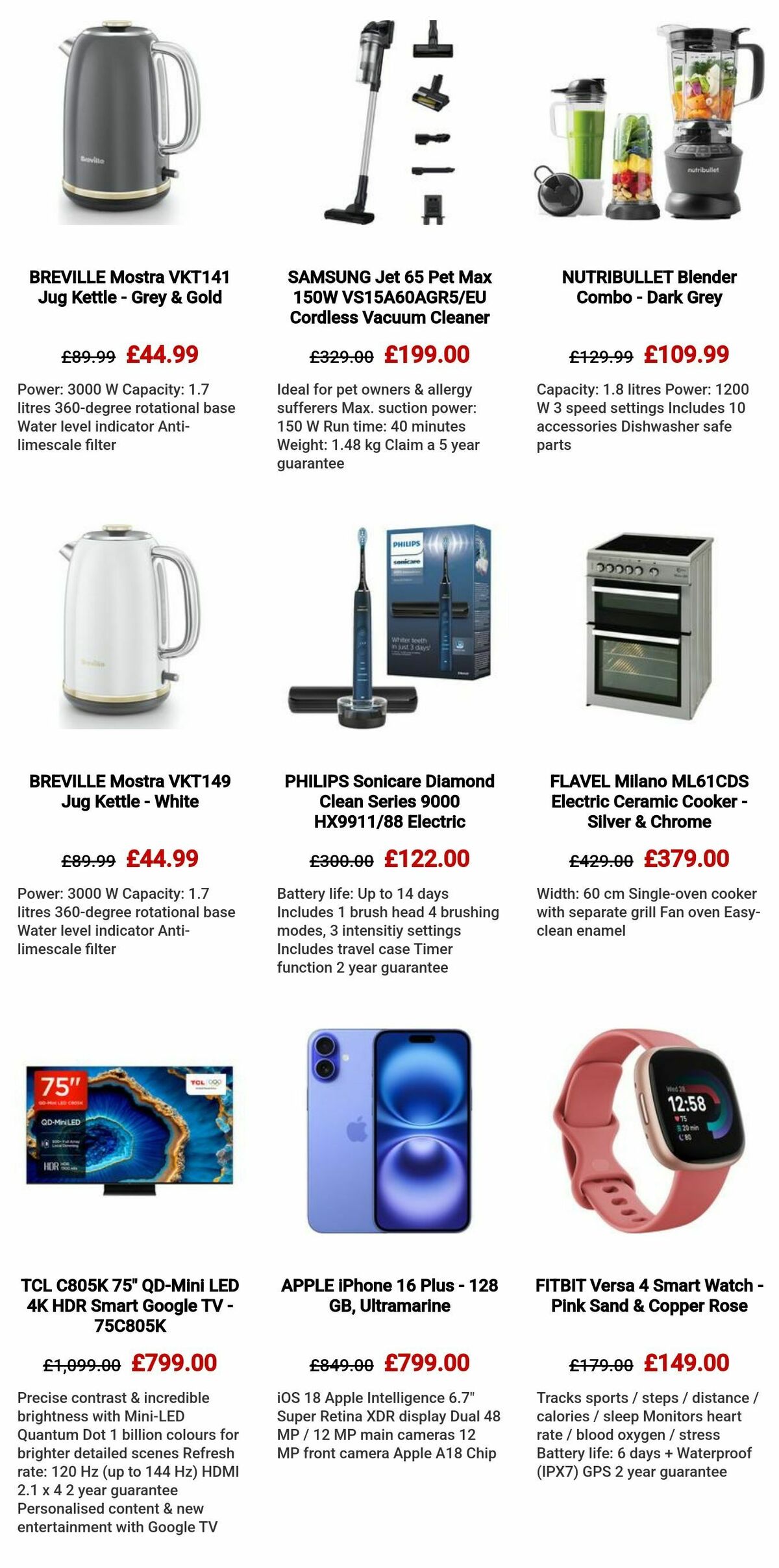 Currys Offers from 29 May