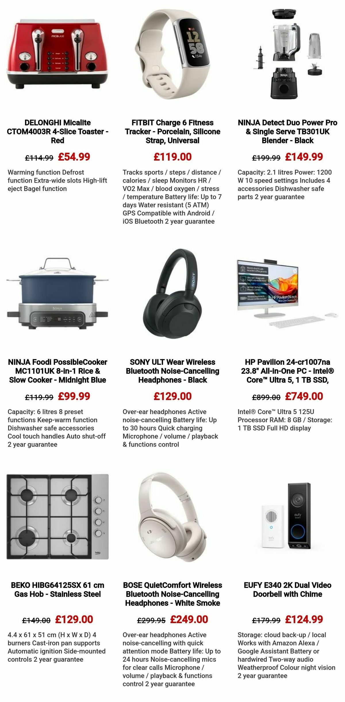 Currys Offers from 29 May