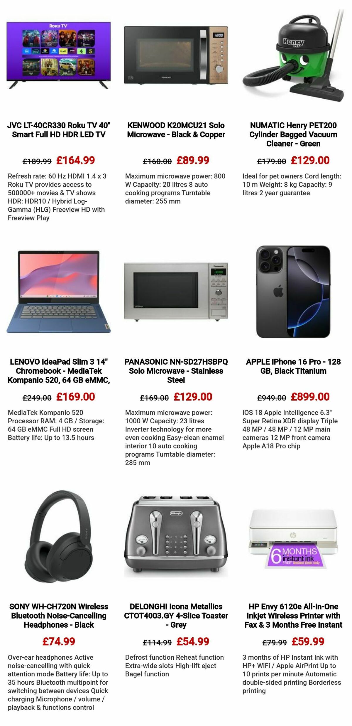 Currys Offers from 29 May
