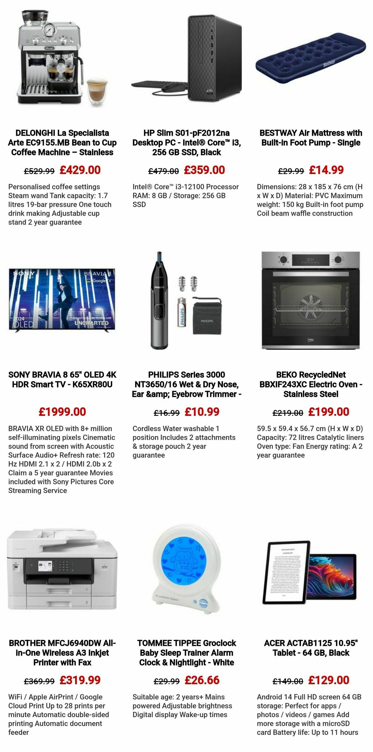 Currys Offers from 29 May