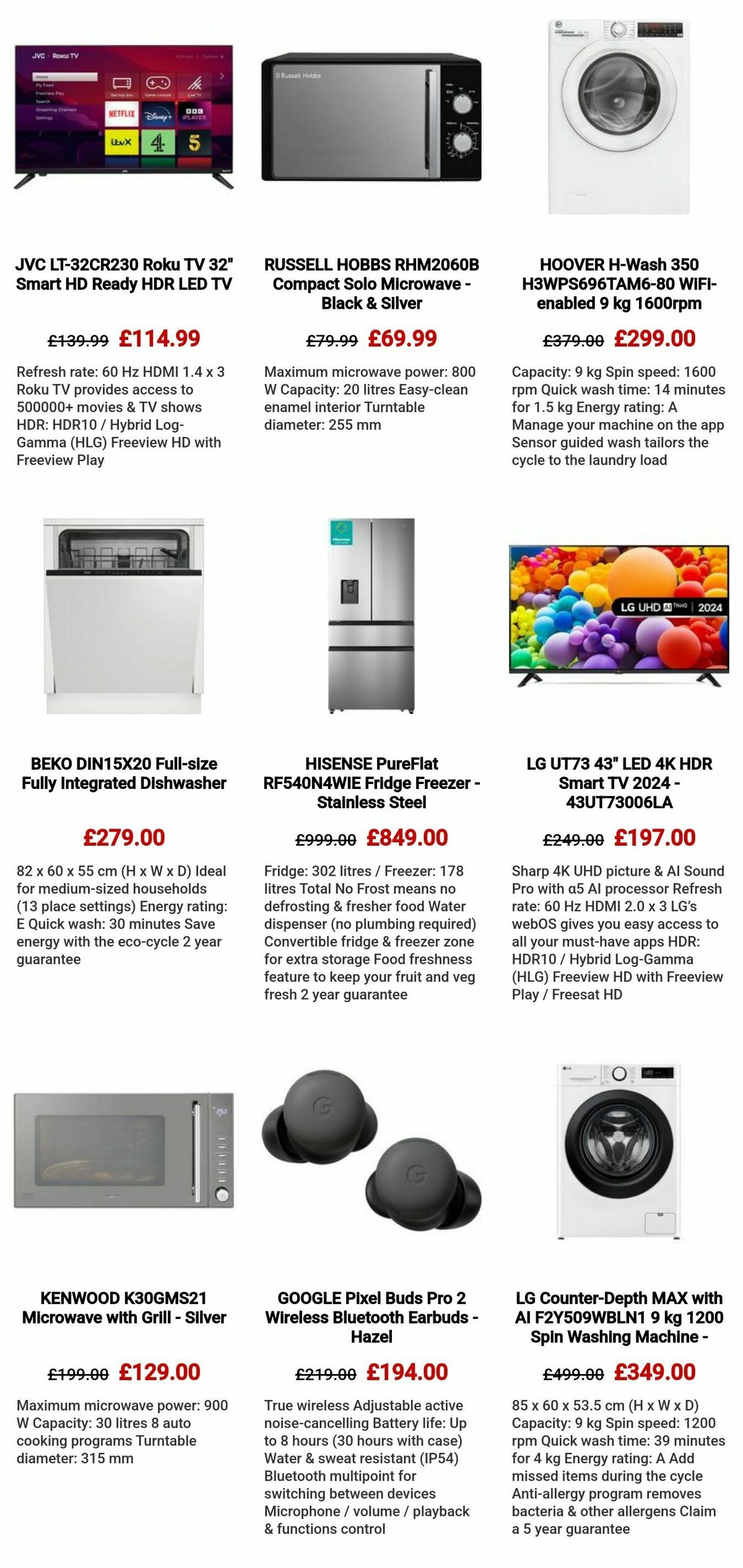 Currys Offers from 29 May