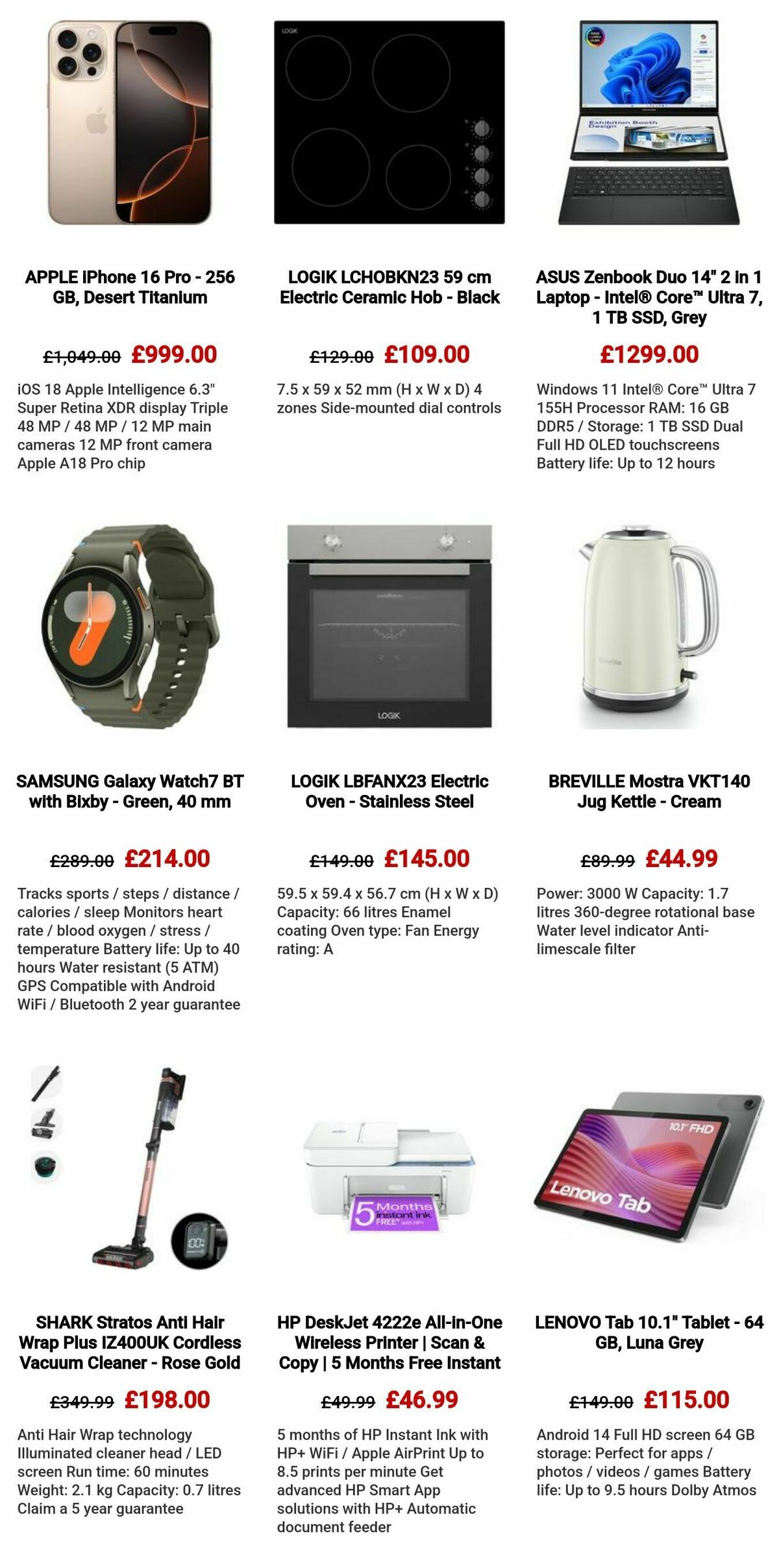 Currys Offers from 29 May