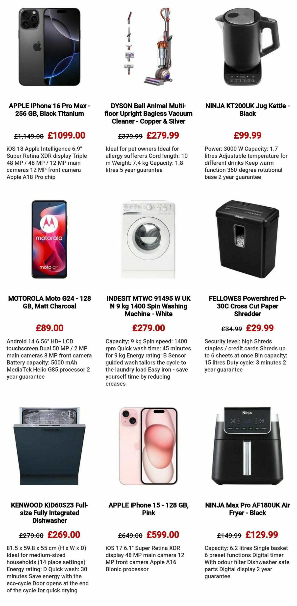 Currys Offers from 29 May