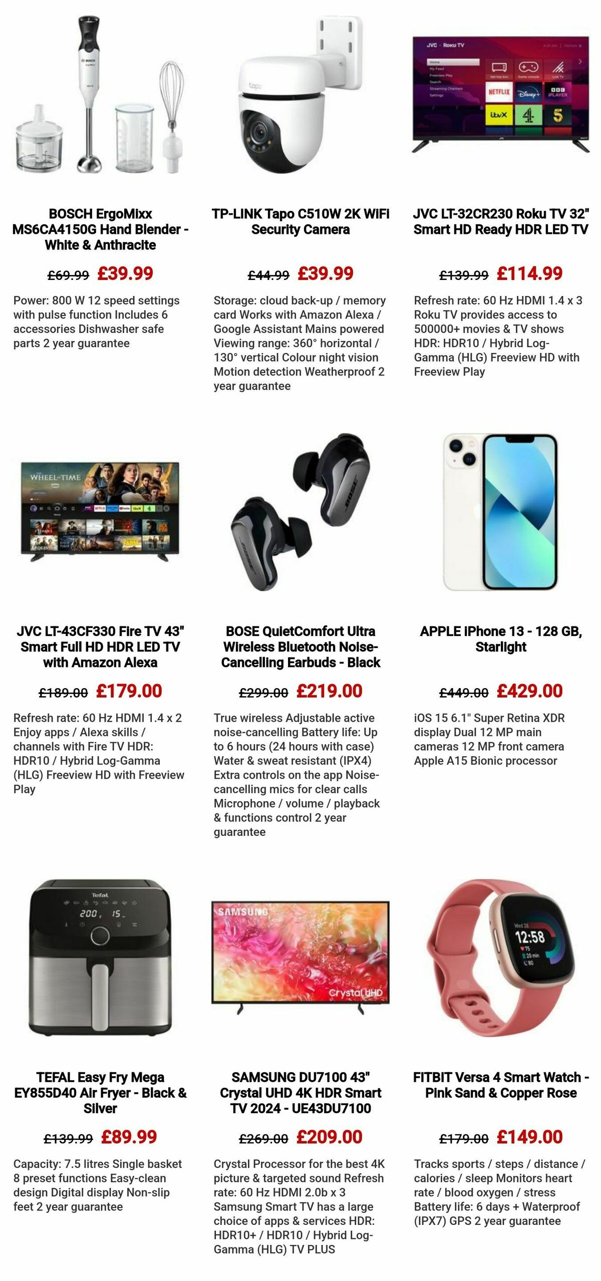 Currys Offers from 4 June