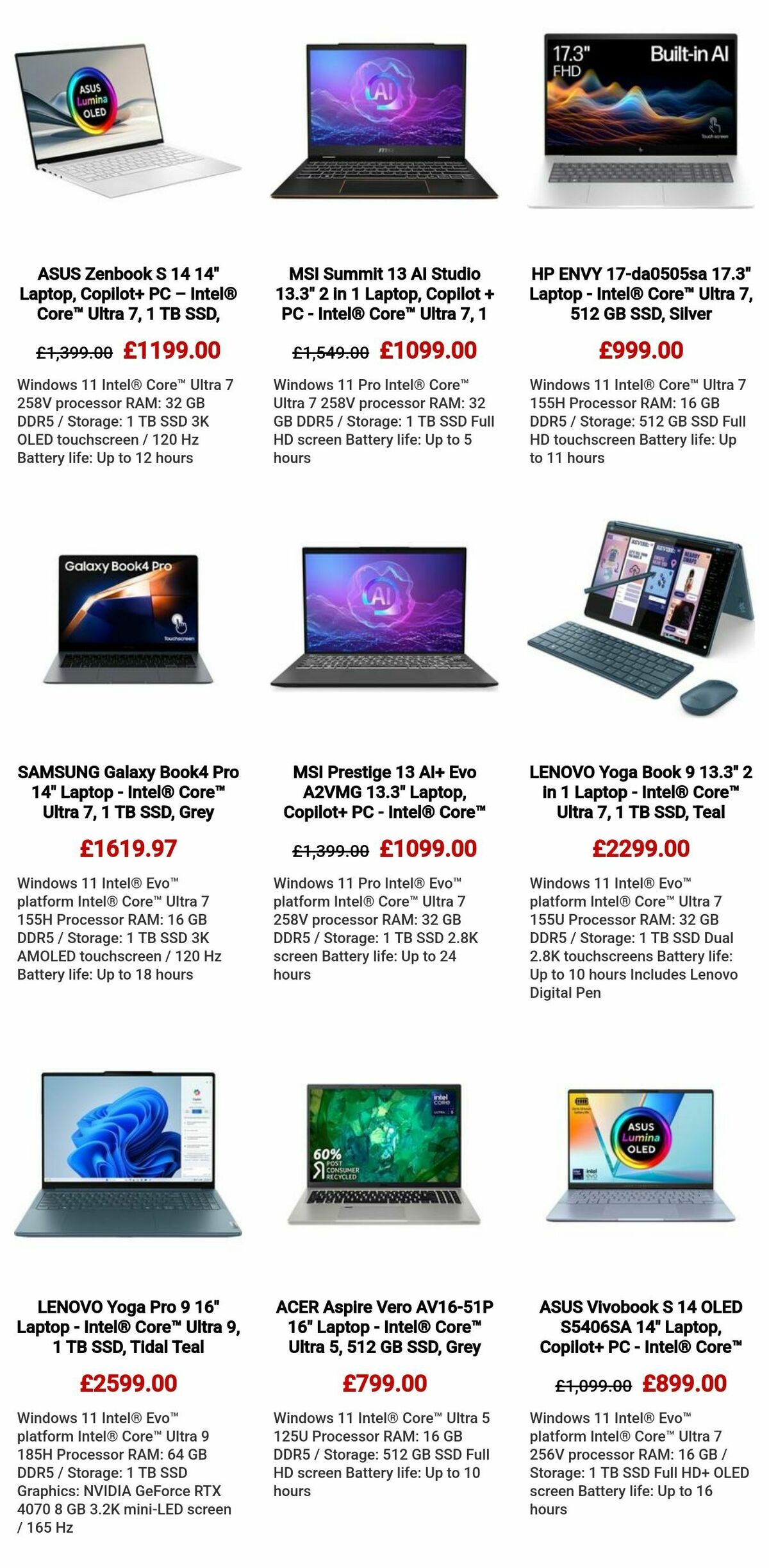 Currys Offers from 16 June