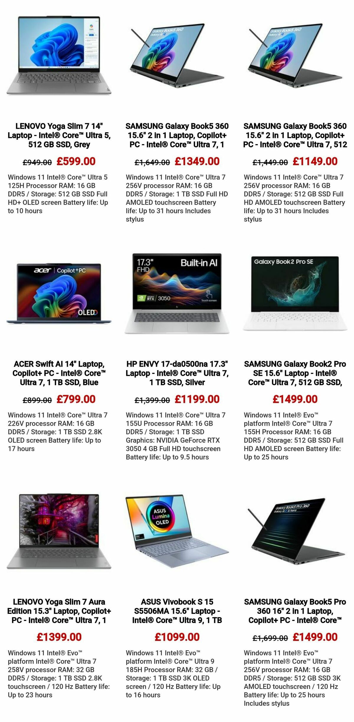 Currys Offers from 16 June