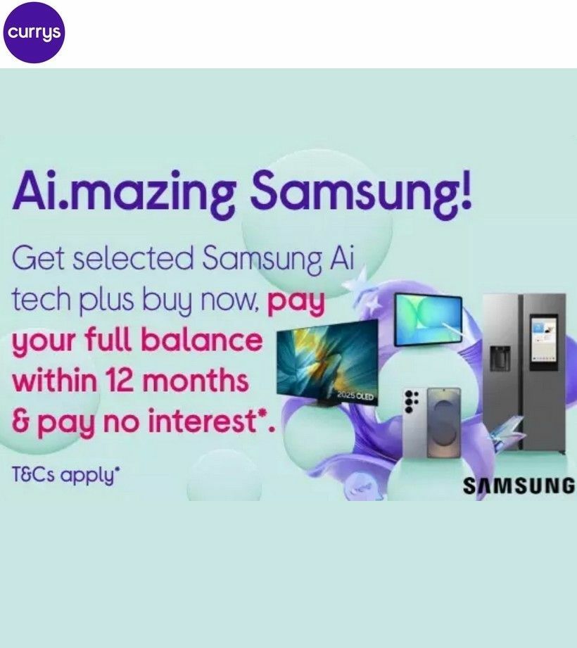 Currys Offers from 18 September