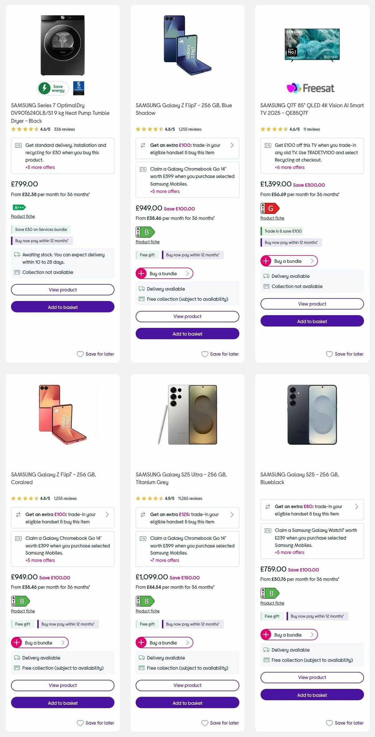 Currys Offers from 18 September