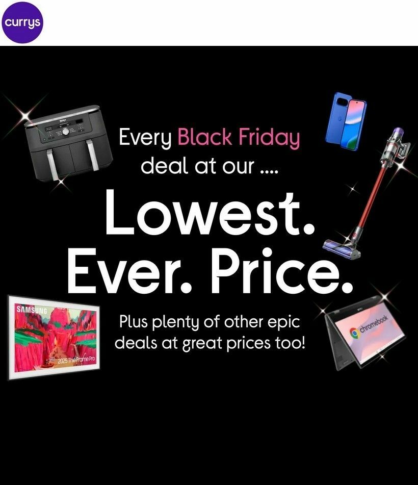 Currys Offers from 24 November