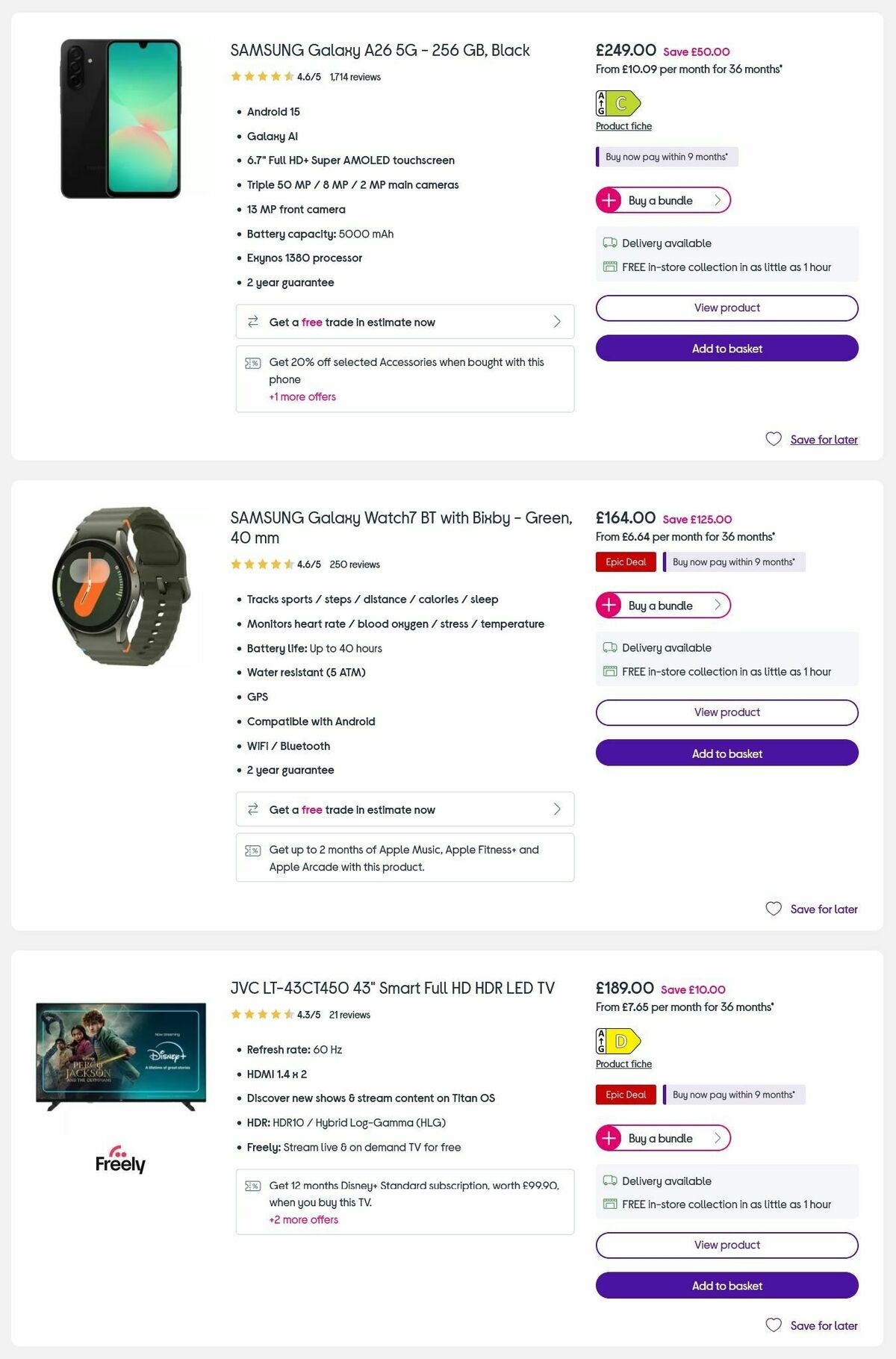 Currys Valentine's Day Offers from 3 February