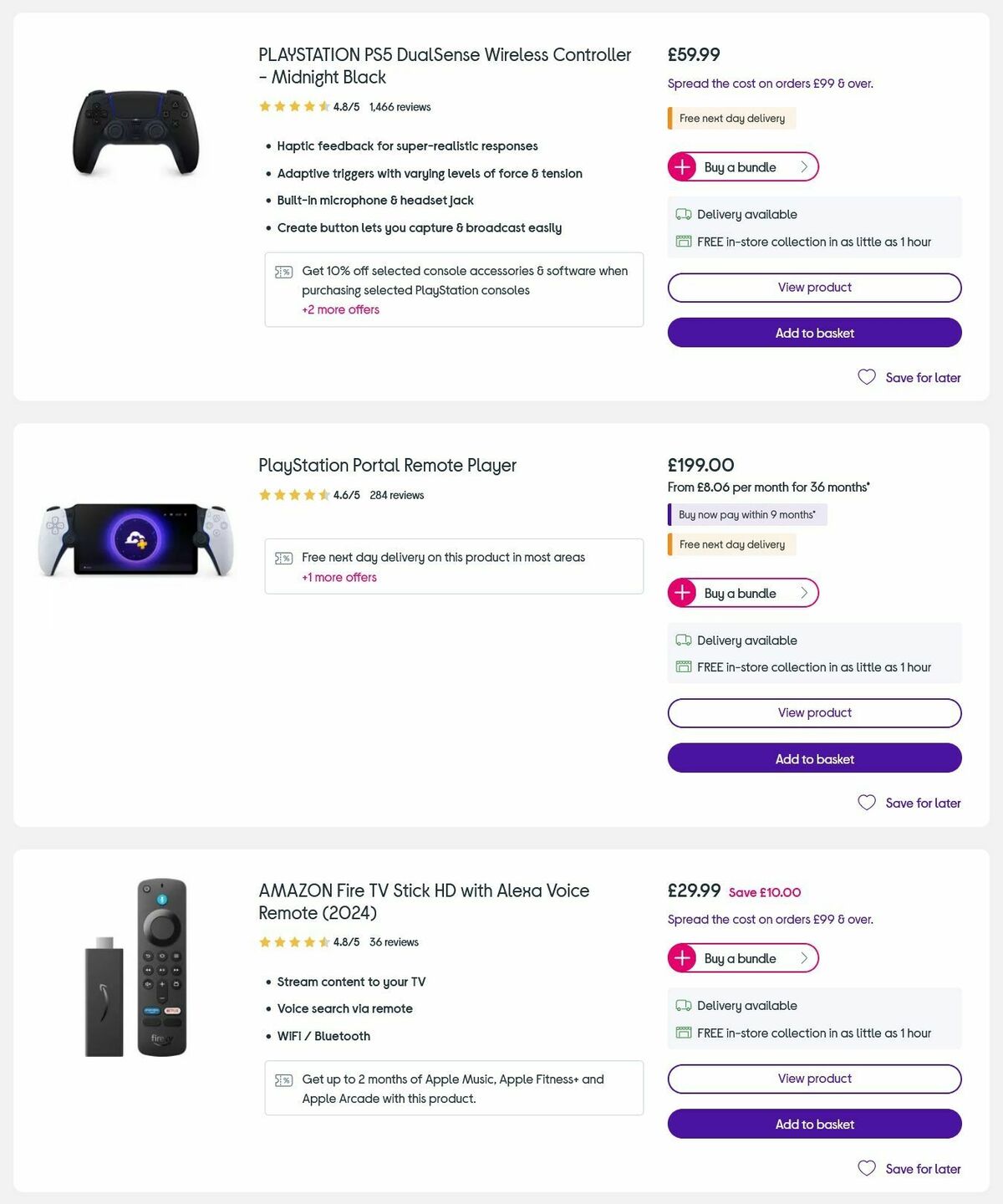 Currys Valentine's Day Offers from 3 February