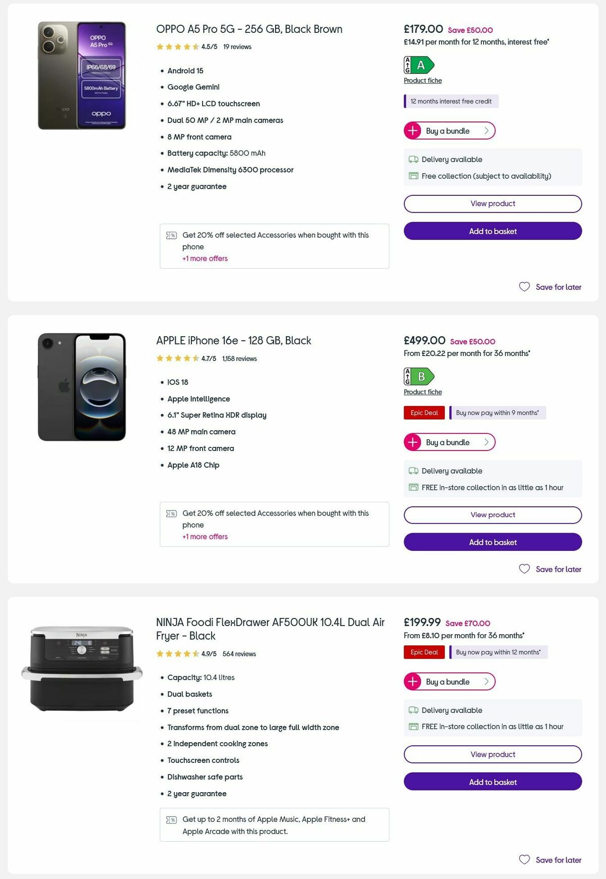 Currys Valentine's Day Offers from 3 February