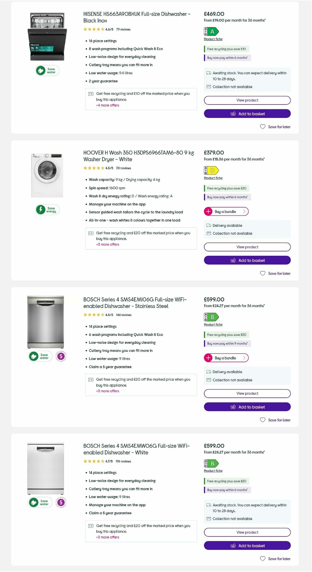 Currys Offers from 15 February