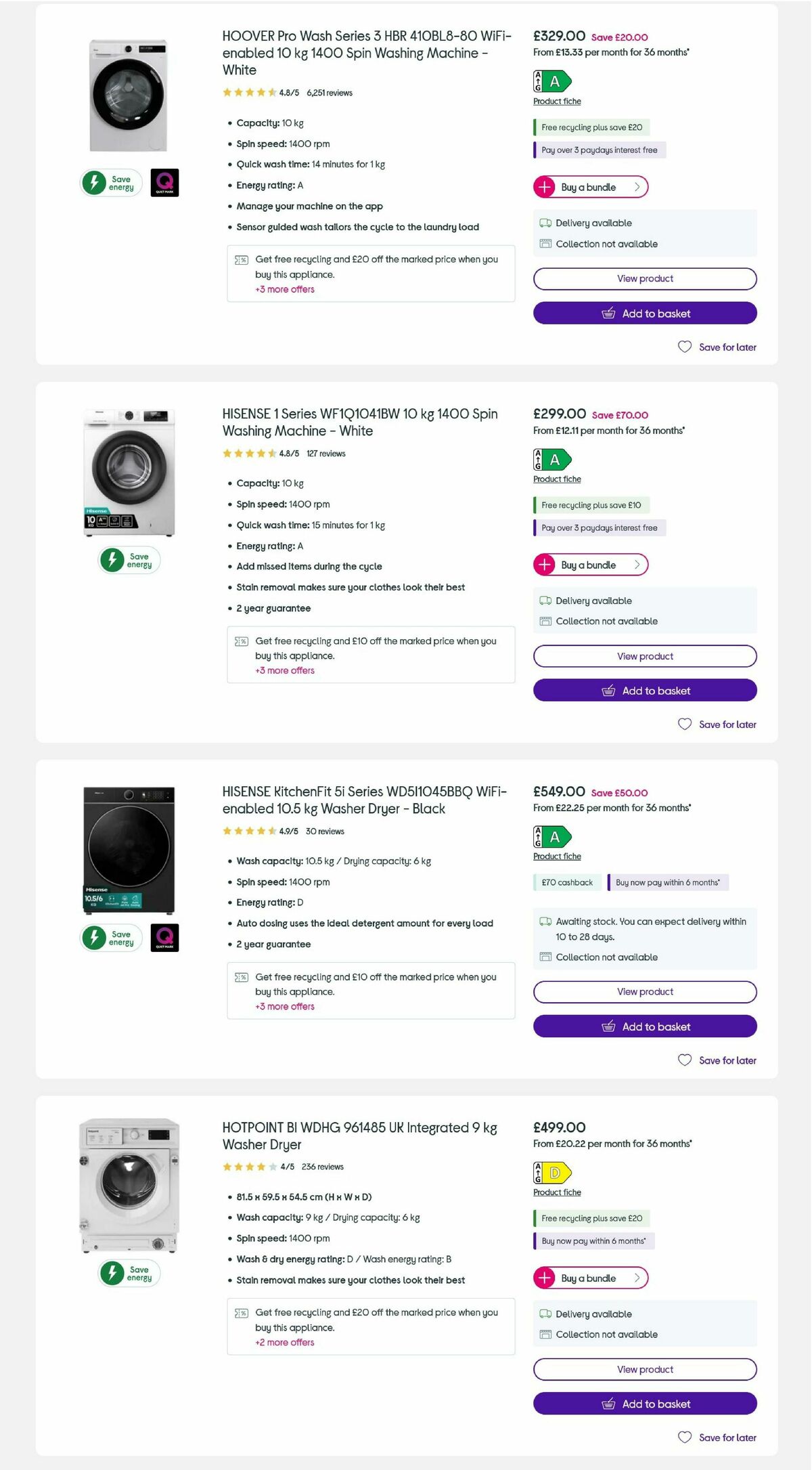 Currys Offers from 15 February