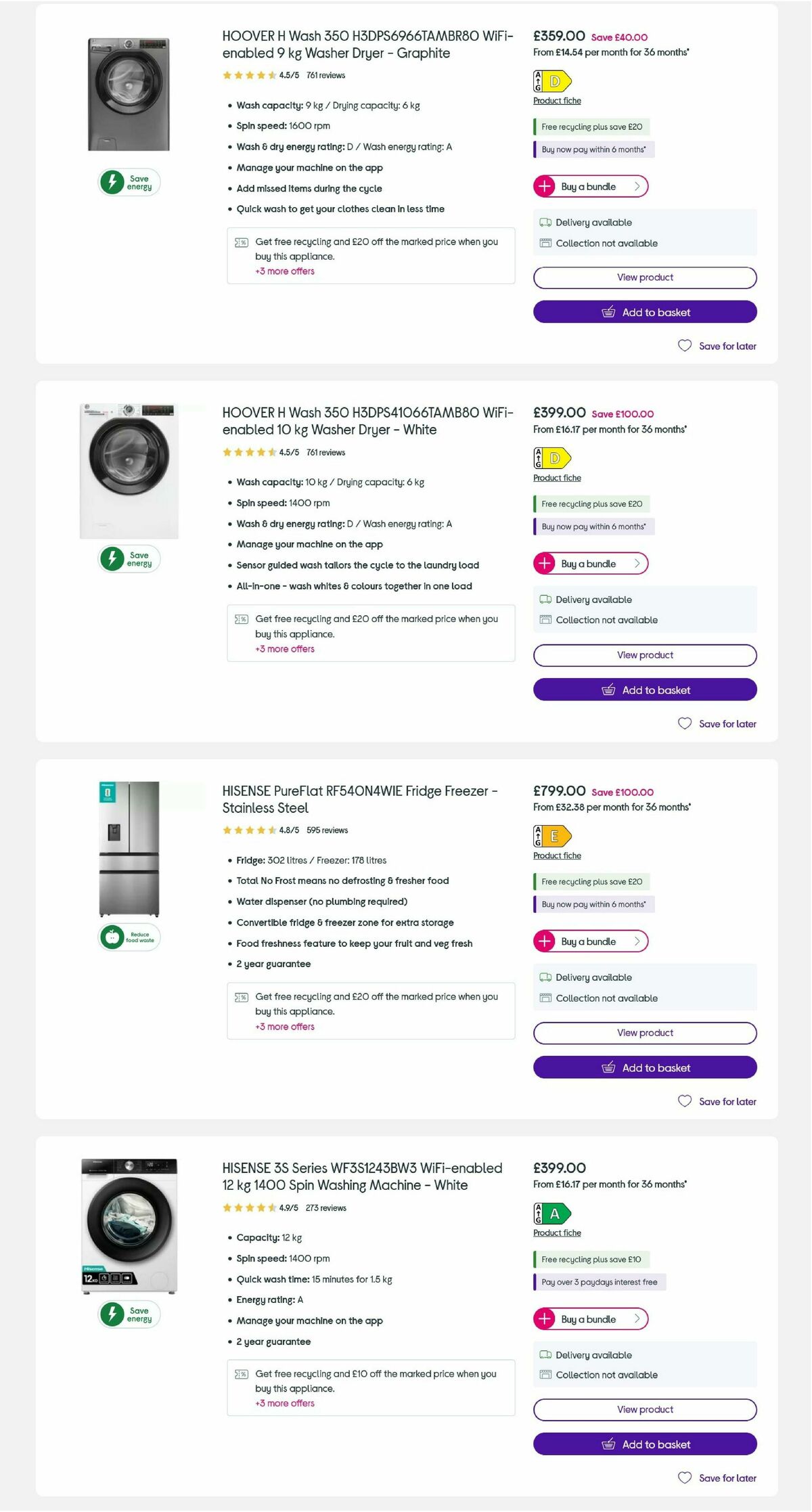 Currys Offers from 15 February