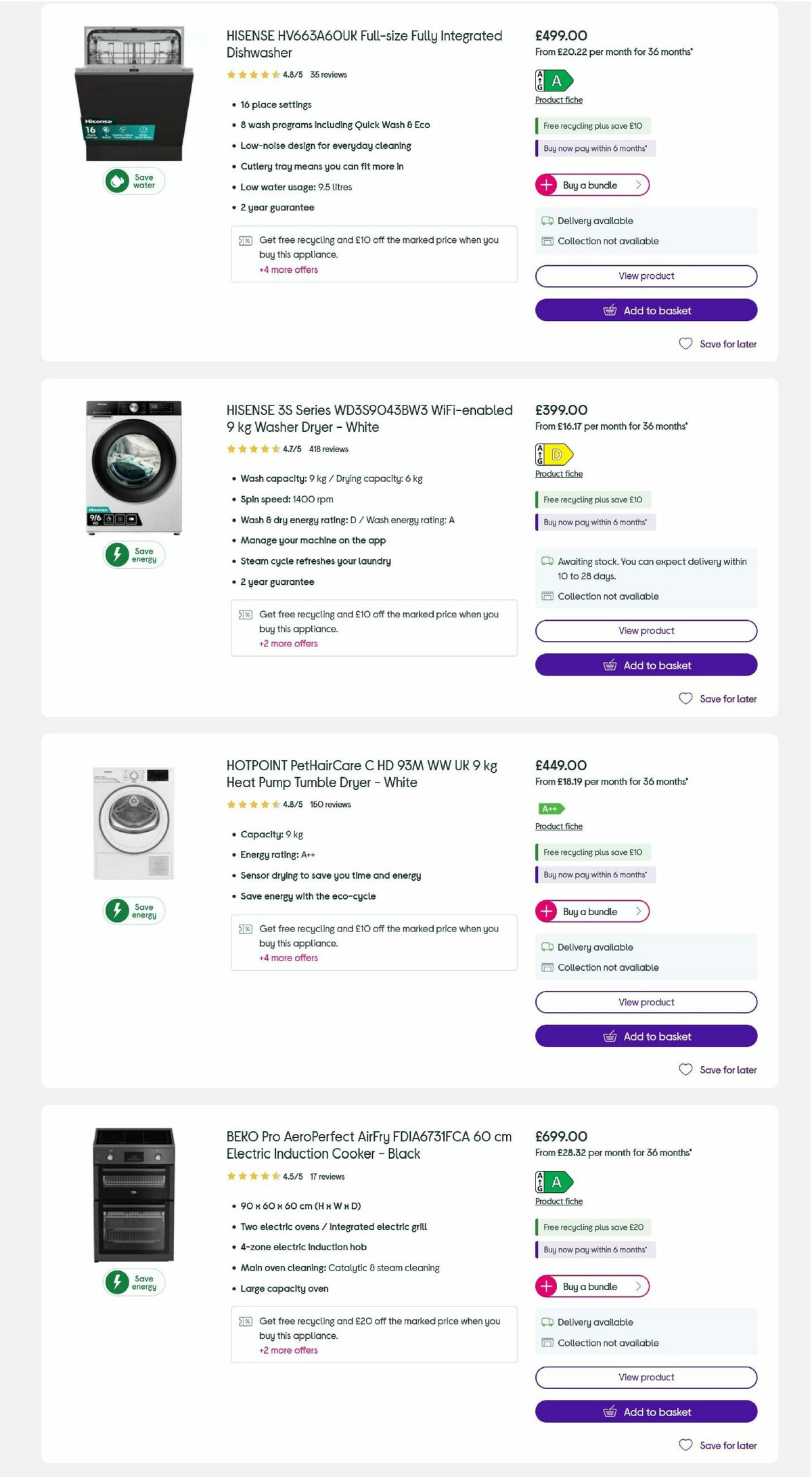 Currys Offers from 15 February