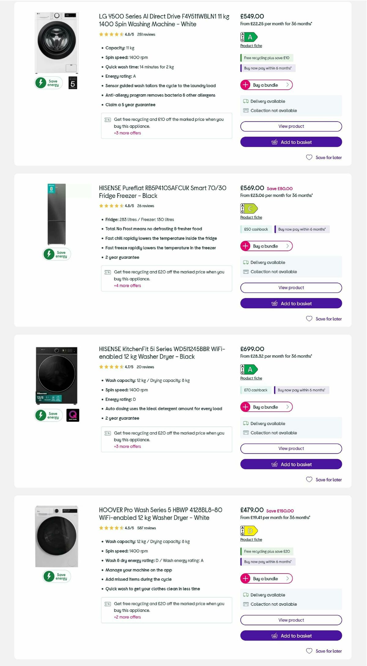 Currys Offers from 15 February