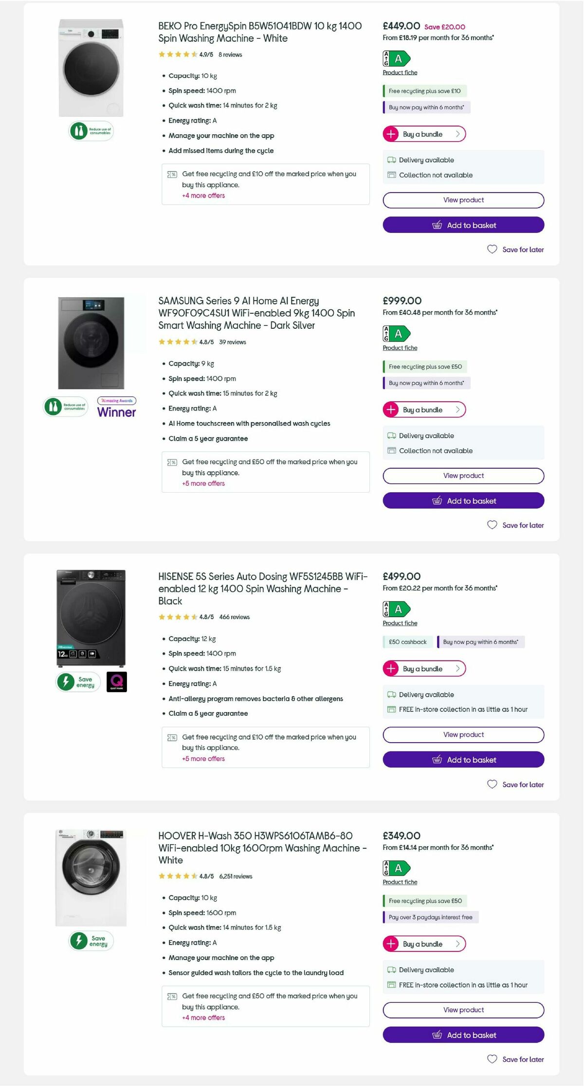 Currys Offers from 15 February