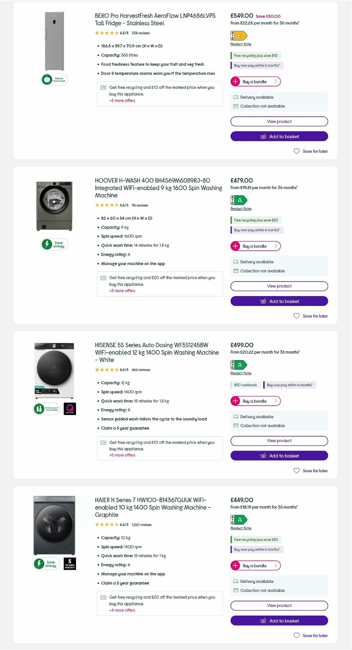 Currys Offers from 15 February