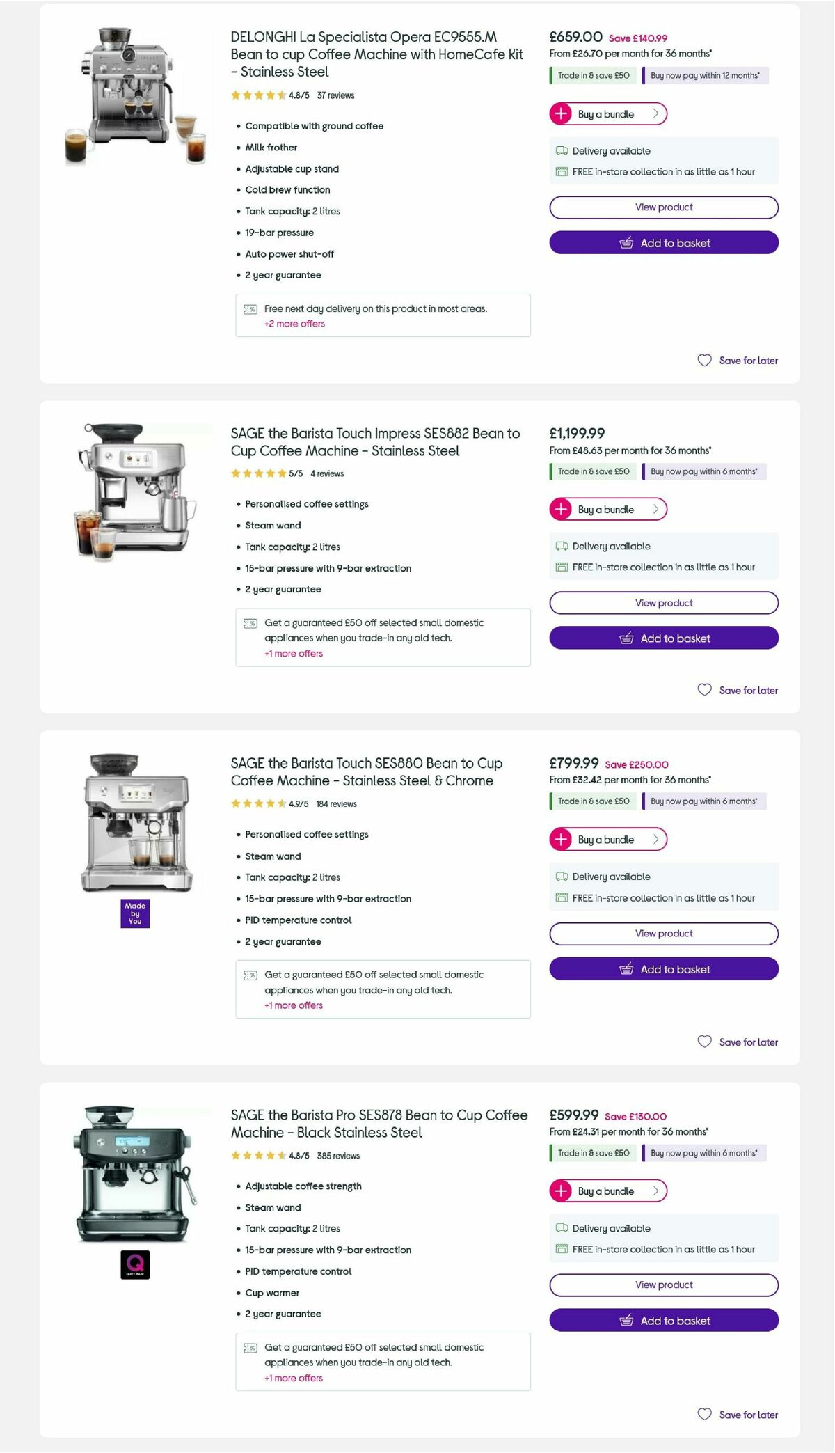 Currys Offers from 6 March