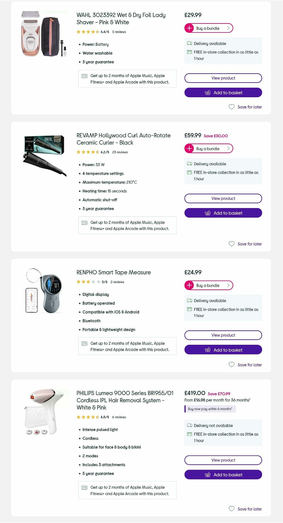 Currys Offers from 15 April