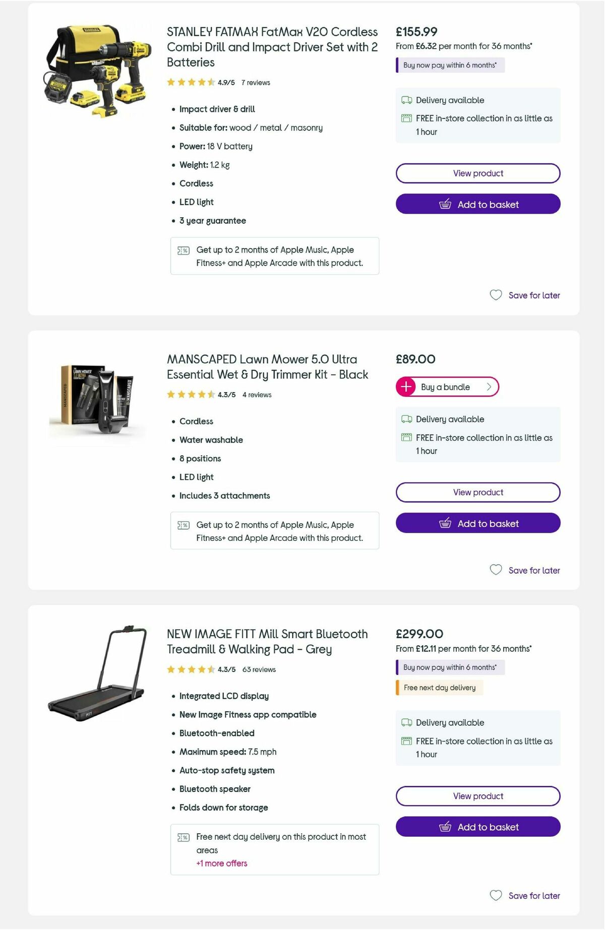 Currys Offers from 15 April