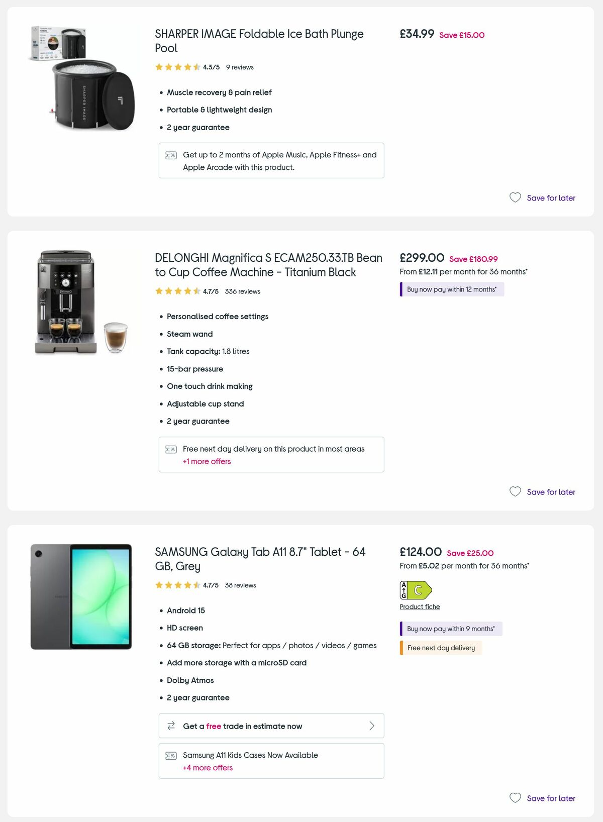 Currys Offers from 5 June