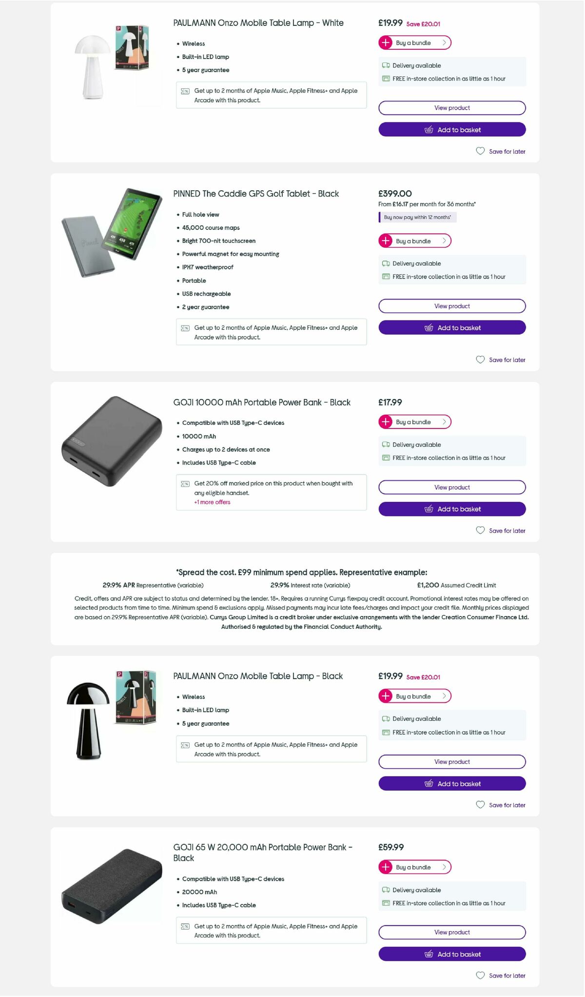 Currys Offers from 19 June