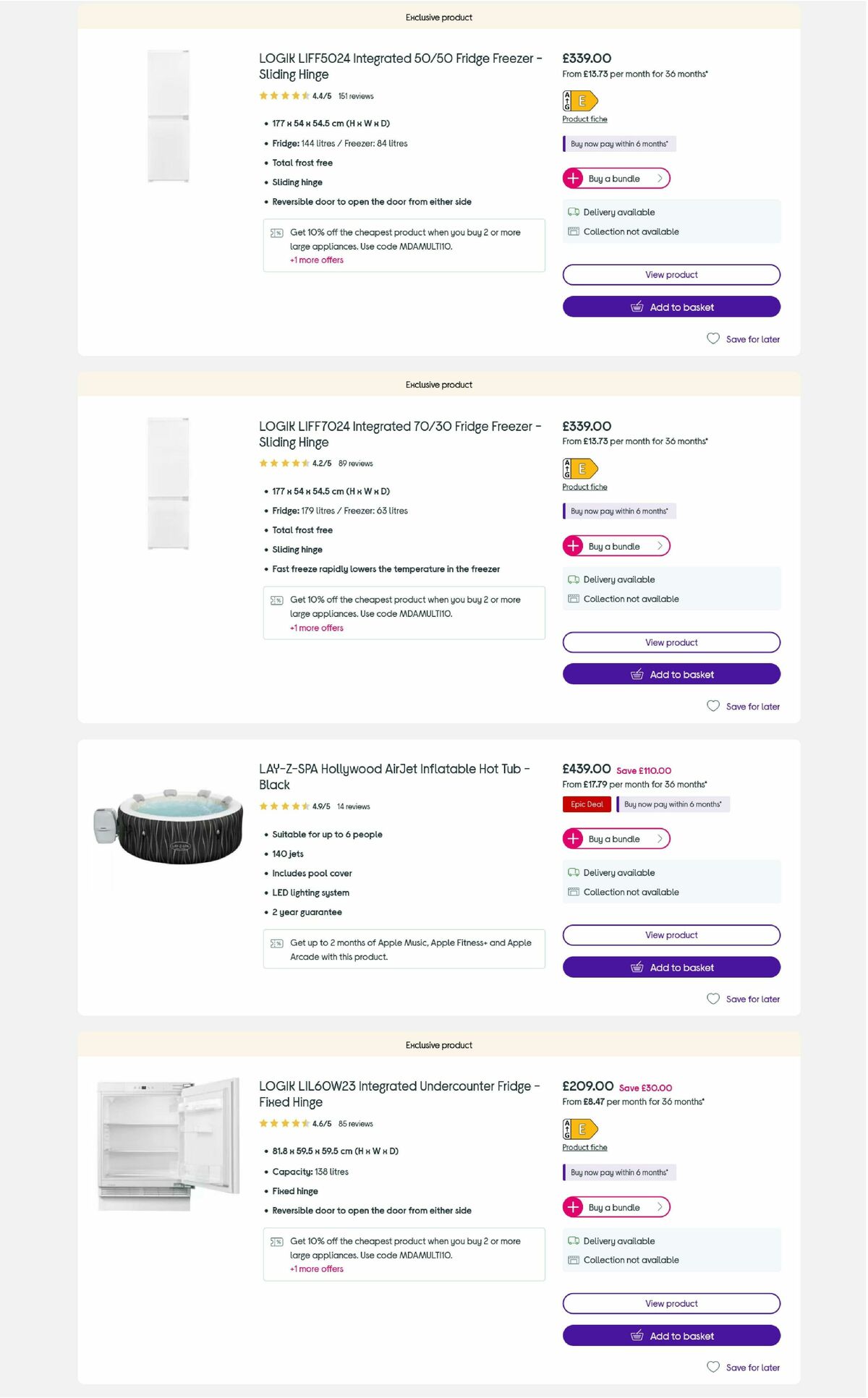 Currys Offers from 19 June