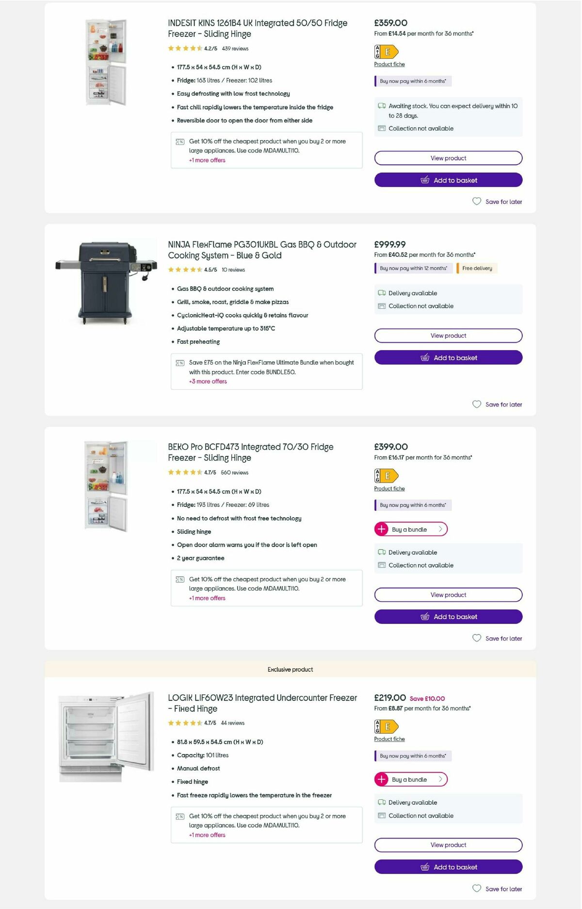 Currys Offers from 19 June
