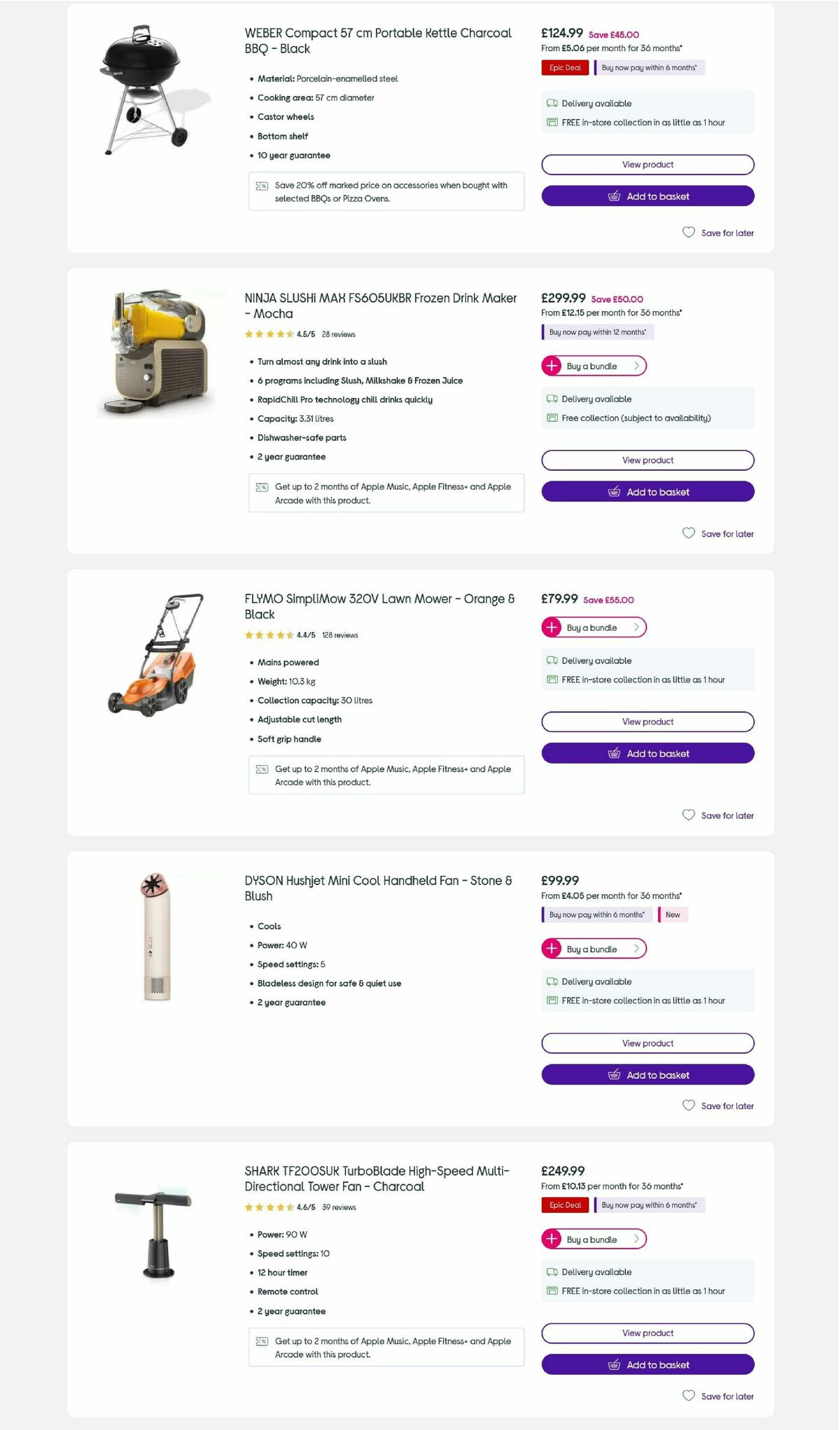 Currys Offers from 19 June
