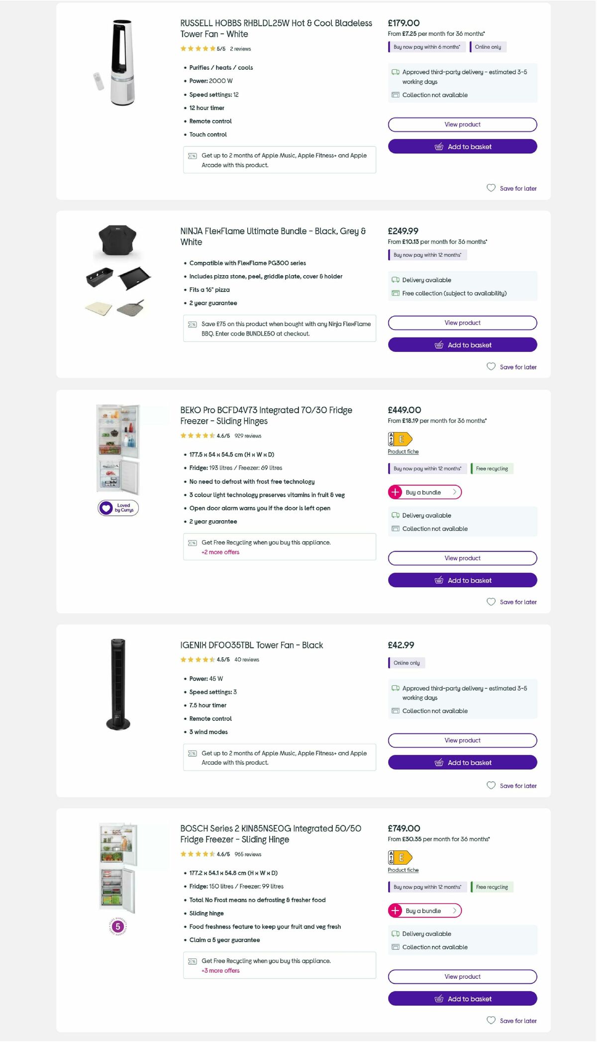Currys Offers from 19 June