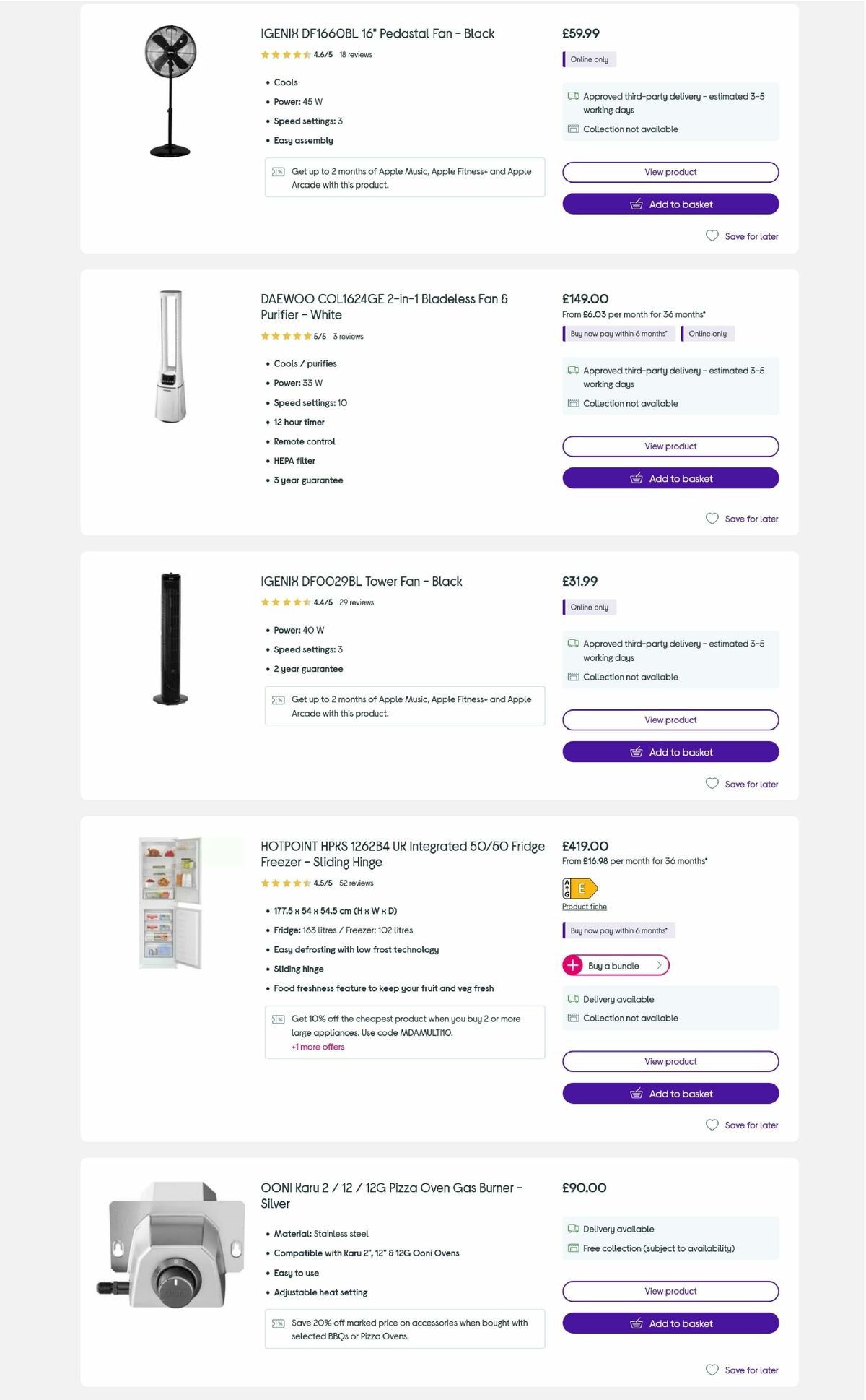 Currys Offers from 19 June