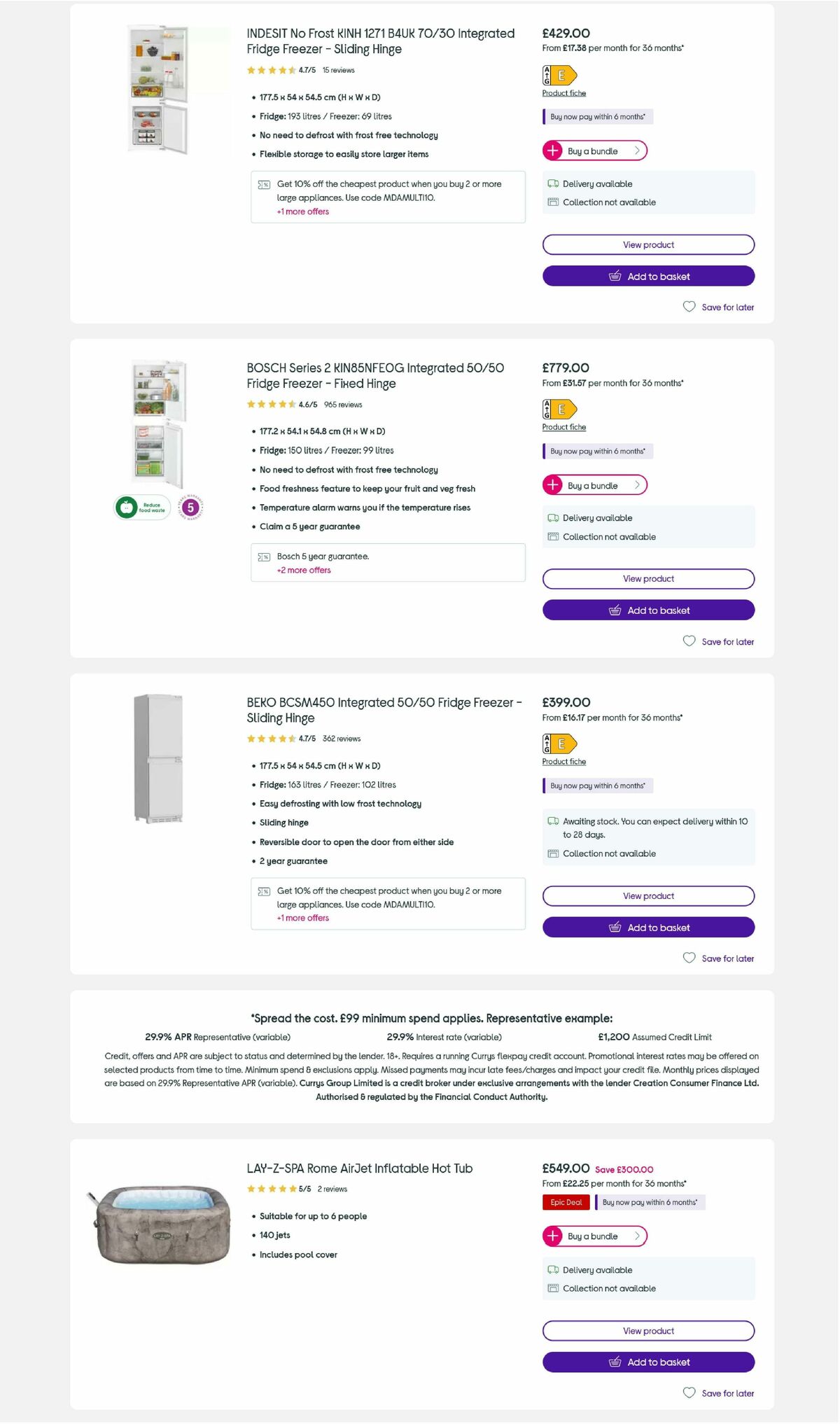 Currys Offers from 19 June
