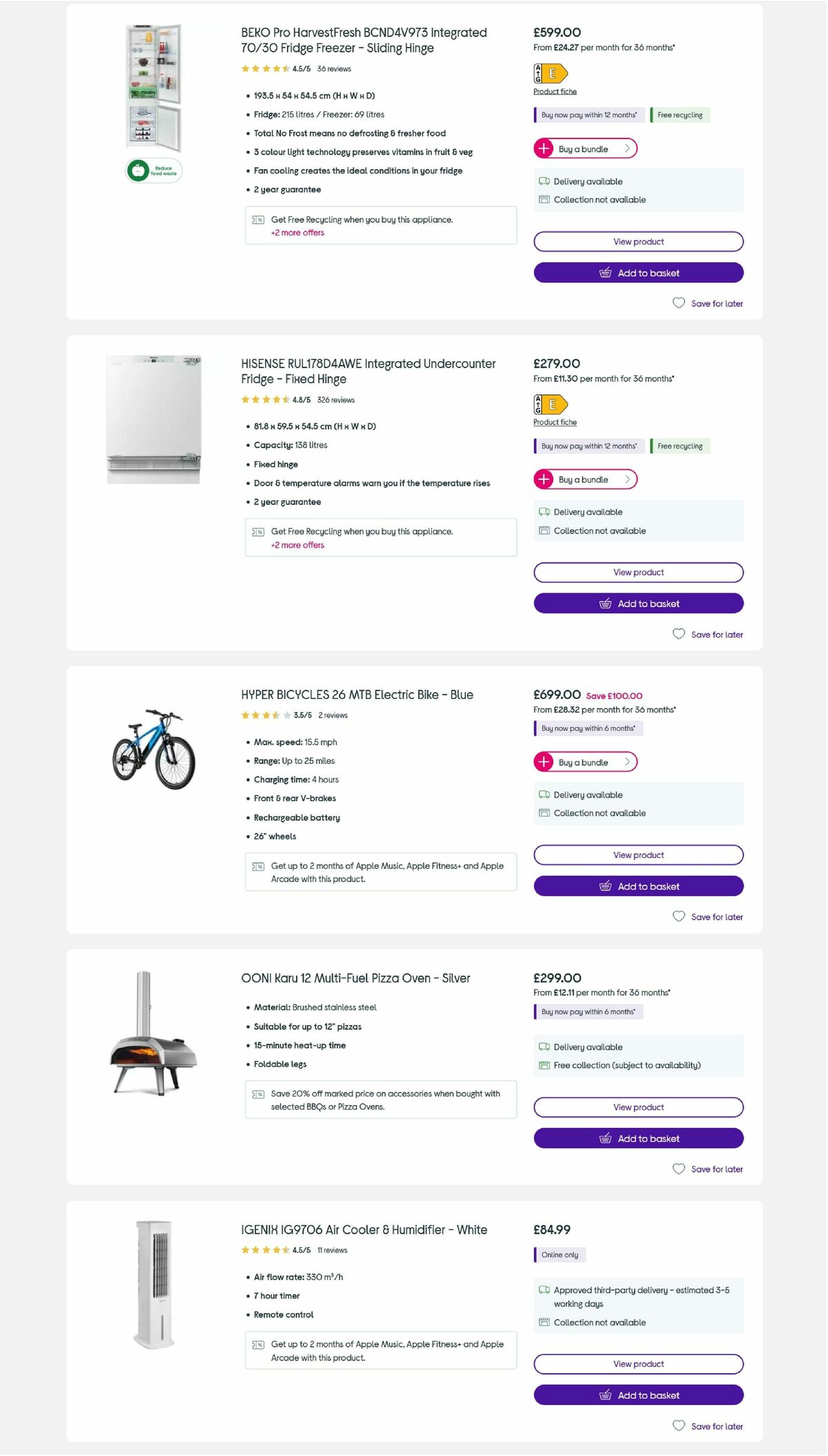 Currys Offers from 19 June