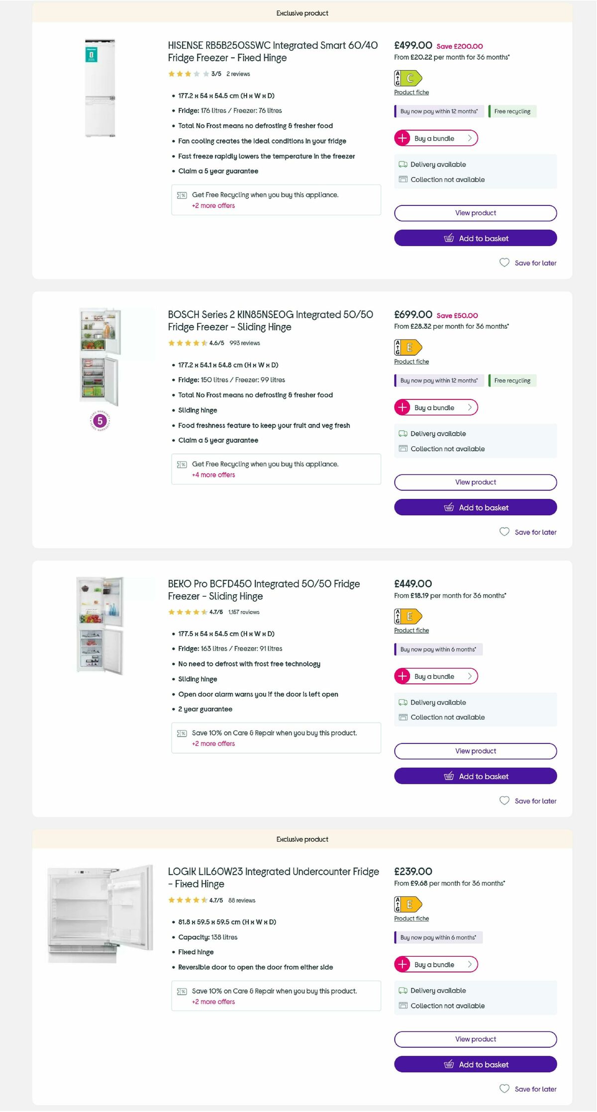 Currys Offers from 14 July