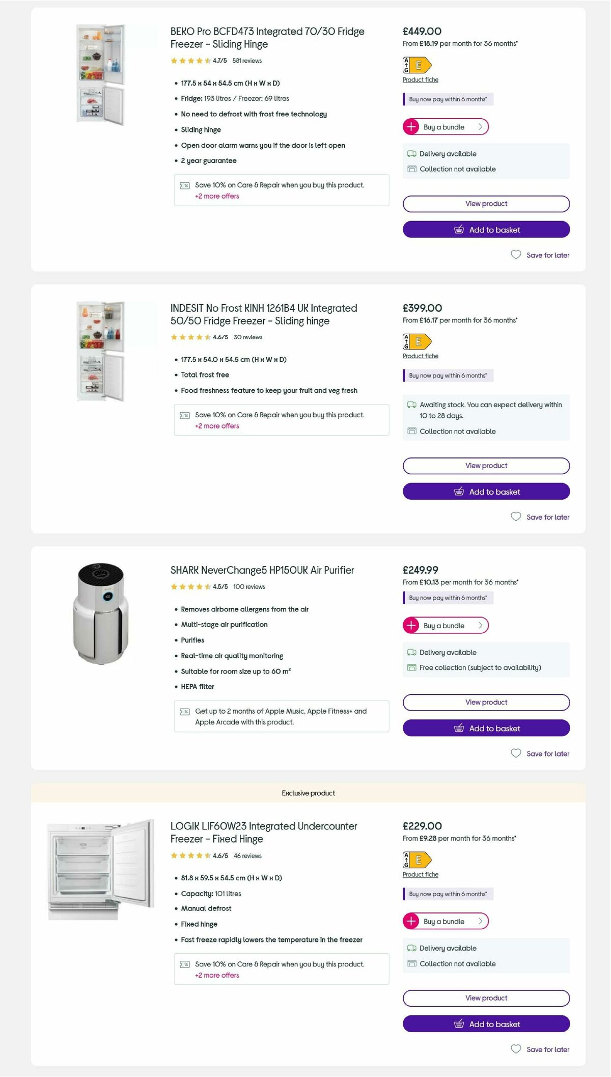 Currys Offers from 14 July