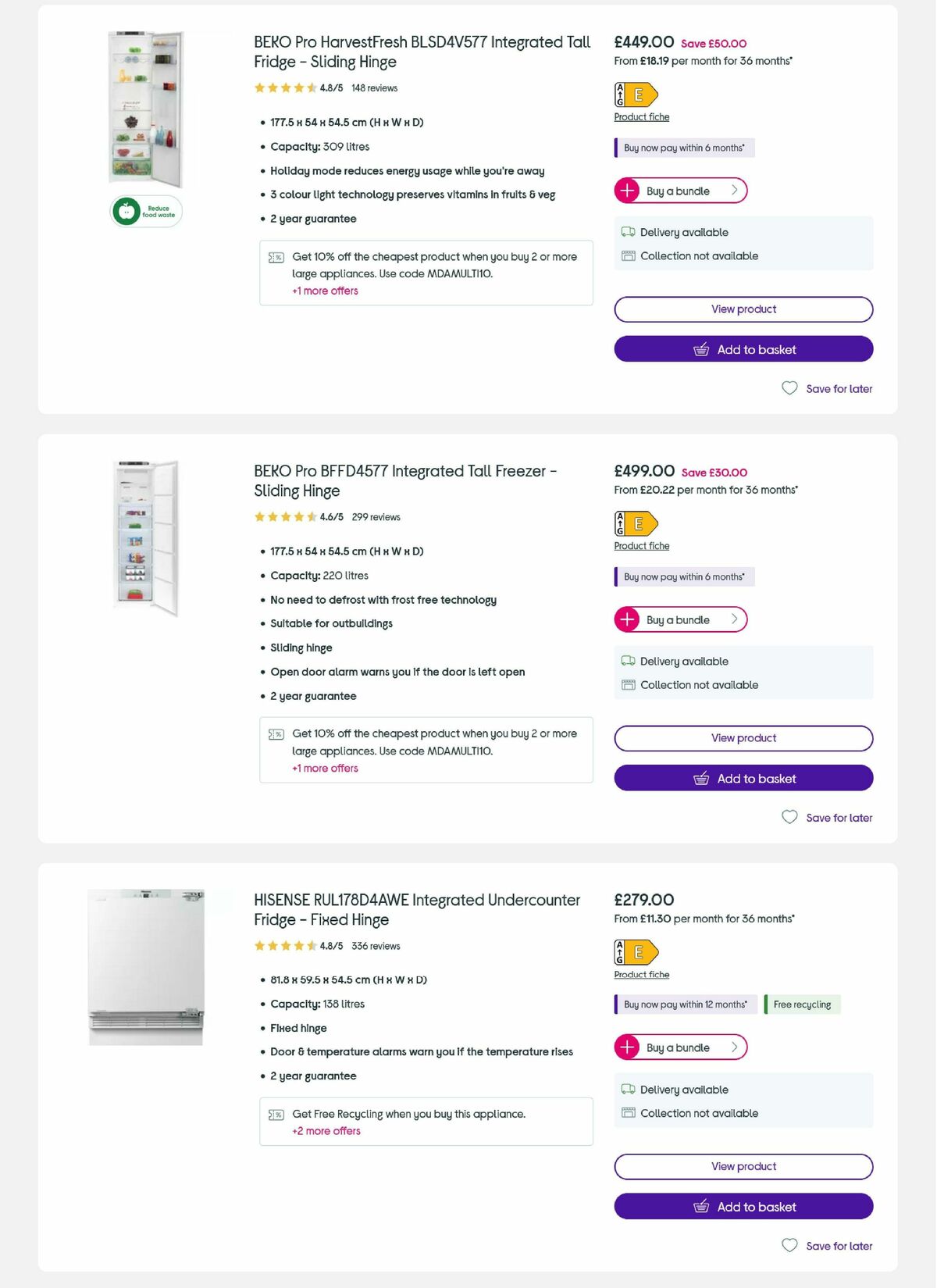 Currys Offers from 14 July