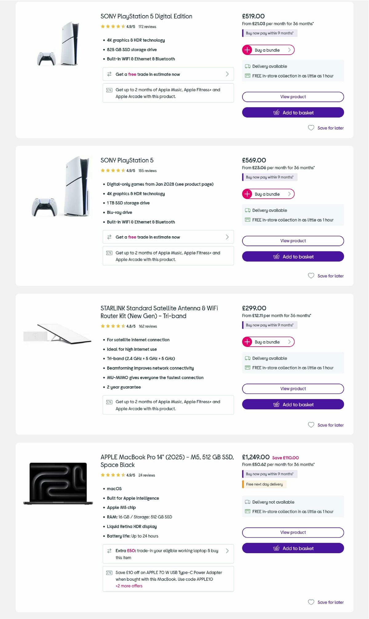 Currys Offers from 5 August