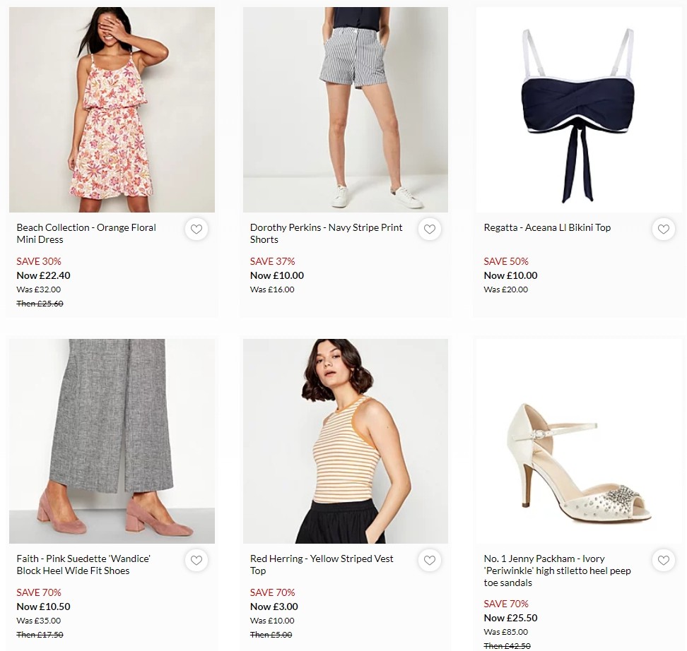 Debenhams Offers from 17 July